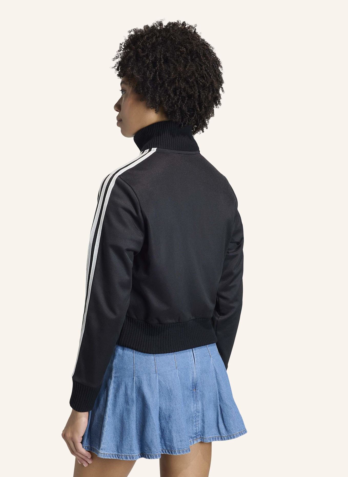 adidas Originals FIREBIRD ORIGINALS JACKE MIT HÄKELDETAILS: SCHWARZ