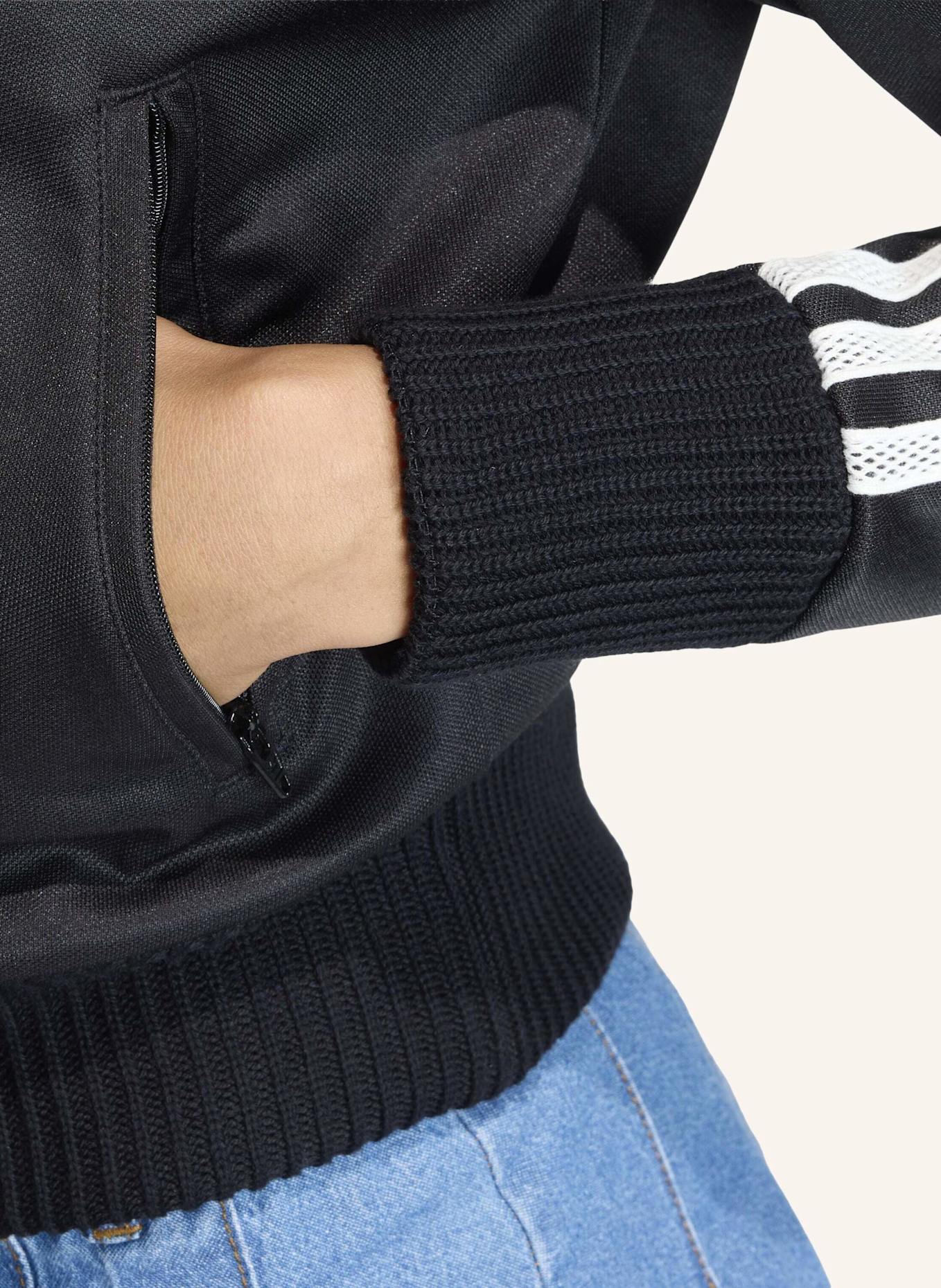 adidas Originals FIREBIRD ORIGINALS JACKE MIT HÄKELDETAILS: SCHWARZ