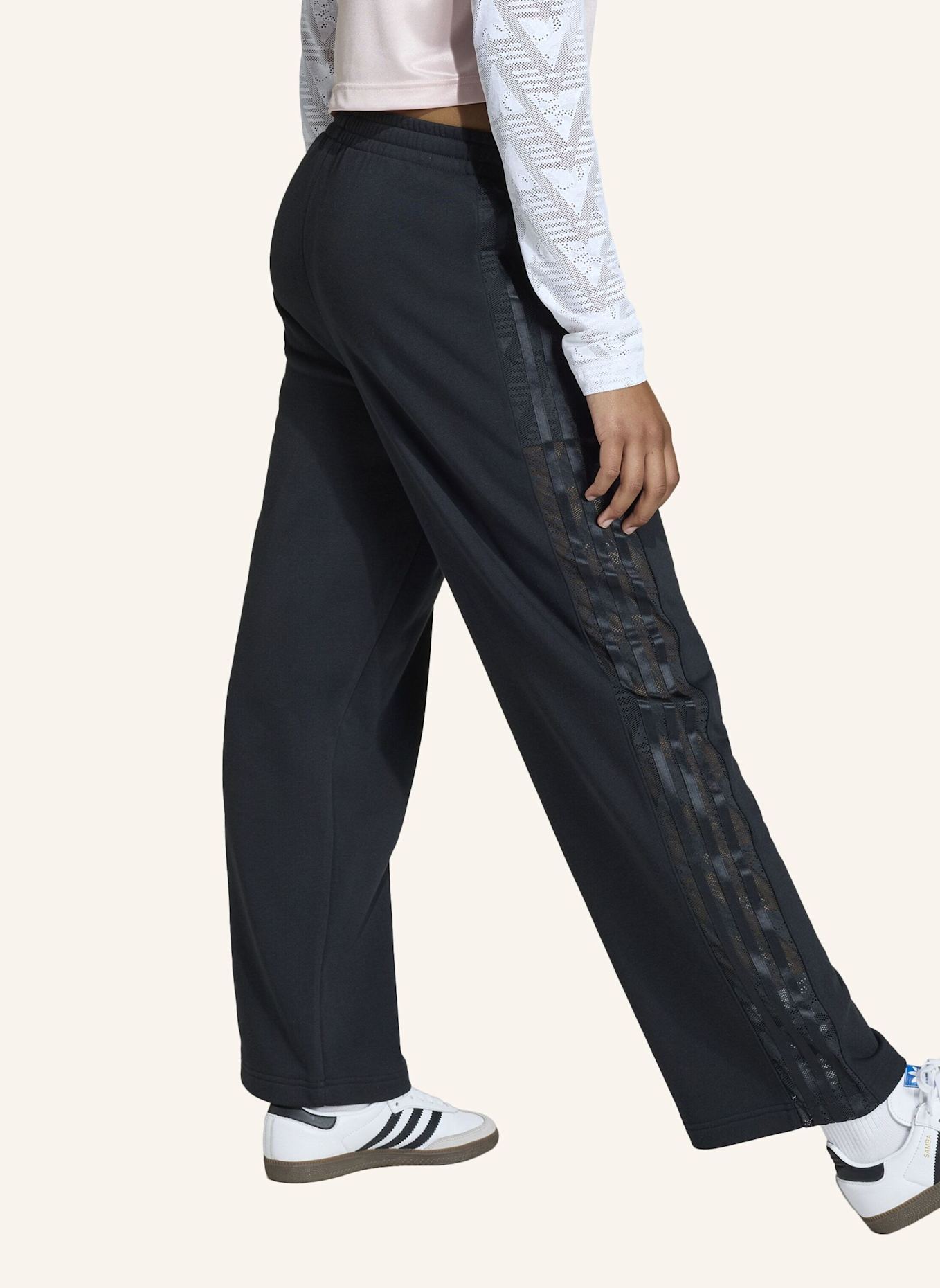 adidas Originals WEITE SPITZENHOSE: SCHWARZ