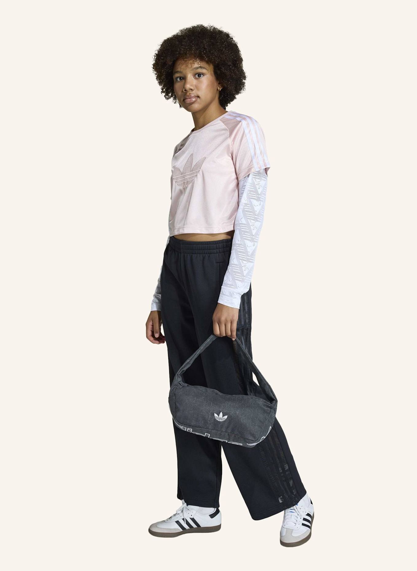 adidas Originals WEITE SPITZENHOSE: SCHWARZ