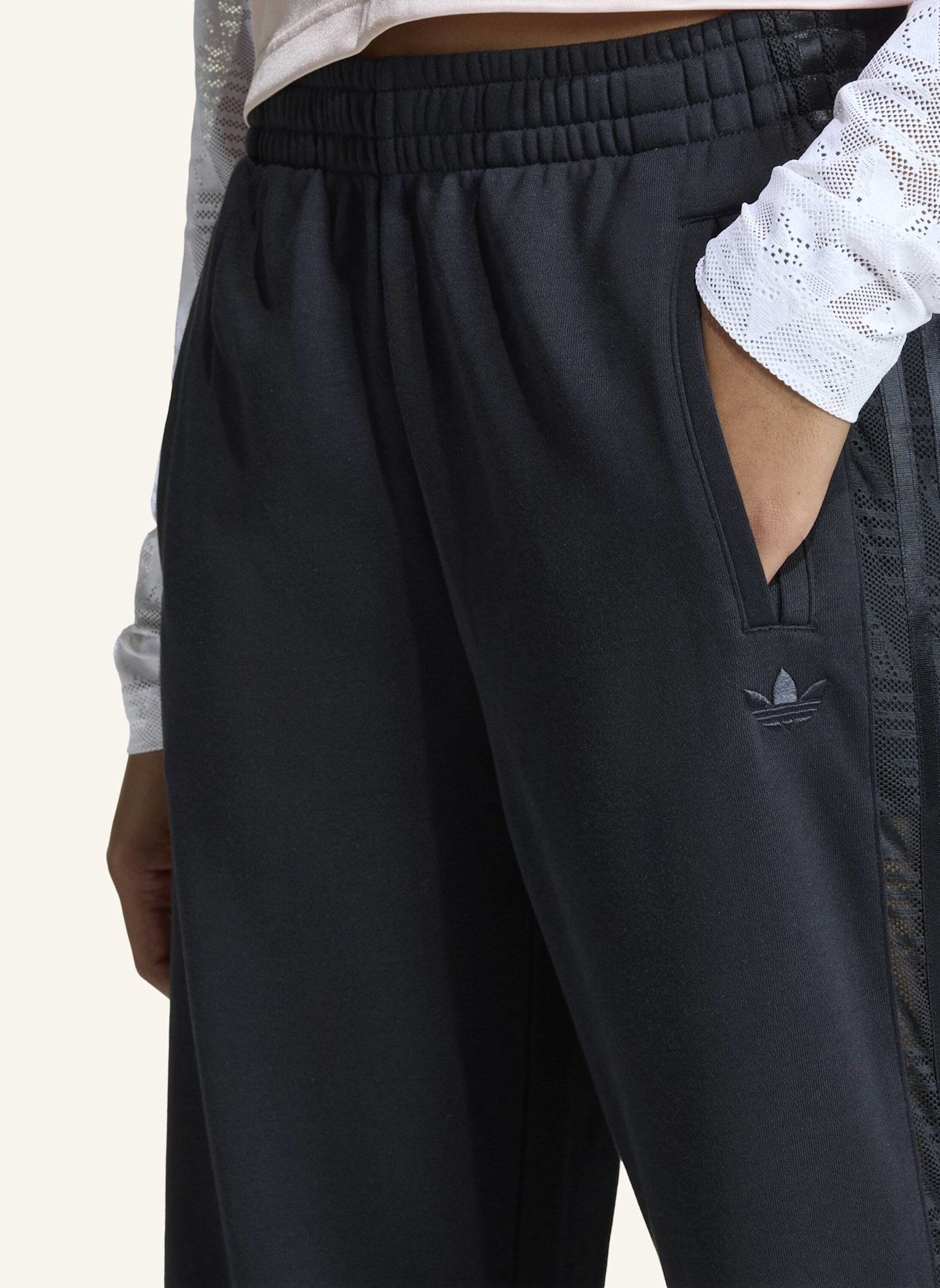 adidas Originals WEITE SPITZENHOSE: SCHWARZ