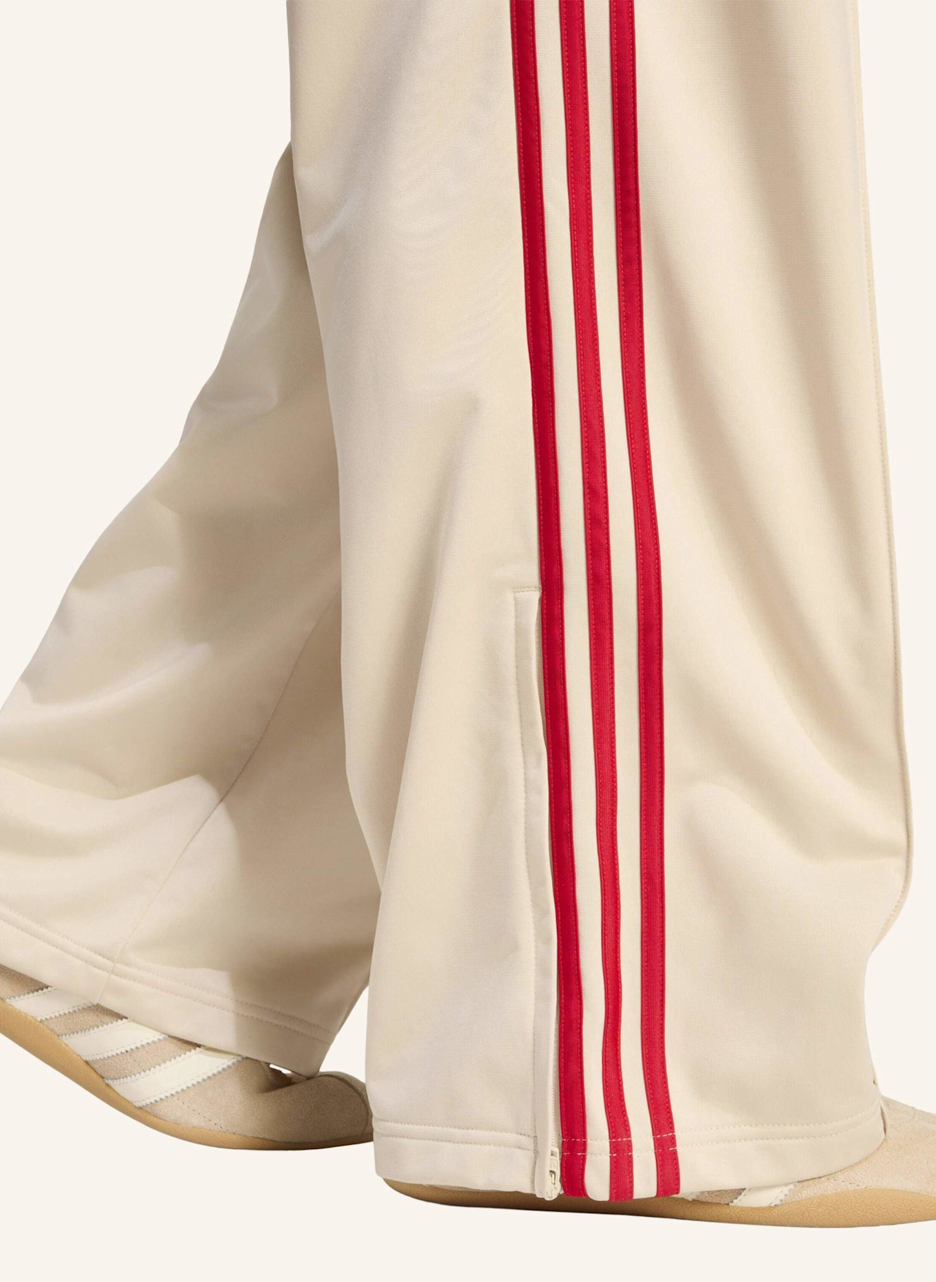 adidas Originals Track Pants FB LOOSE: GRÜN/ ROT