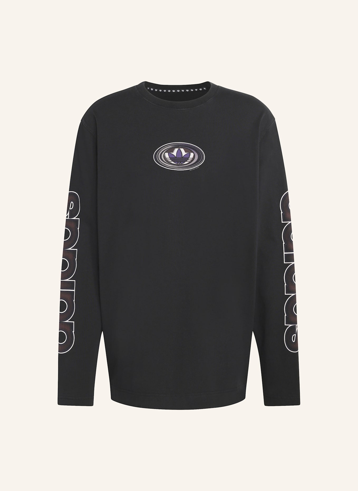 adidas Originals 90S ALTERNATIVE SPORT ARCHIVE GRAPHIC LONGSLEEVE: SCHWARZ