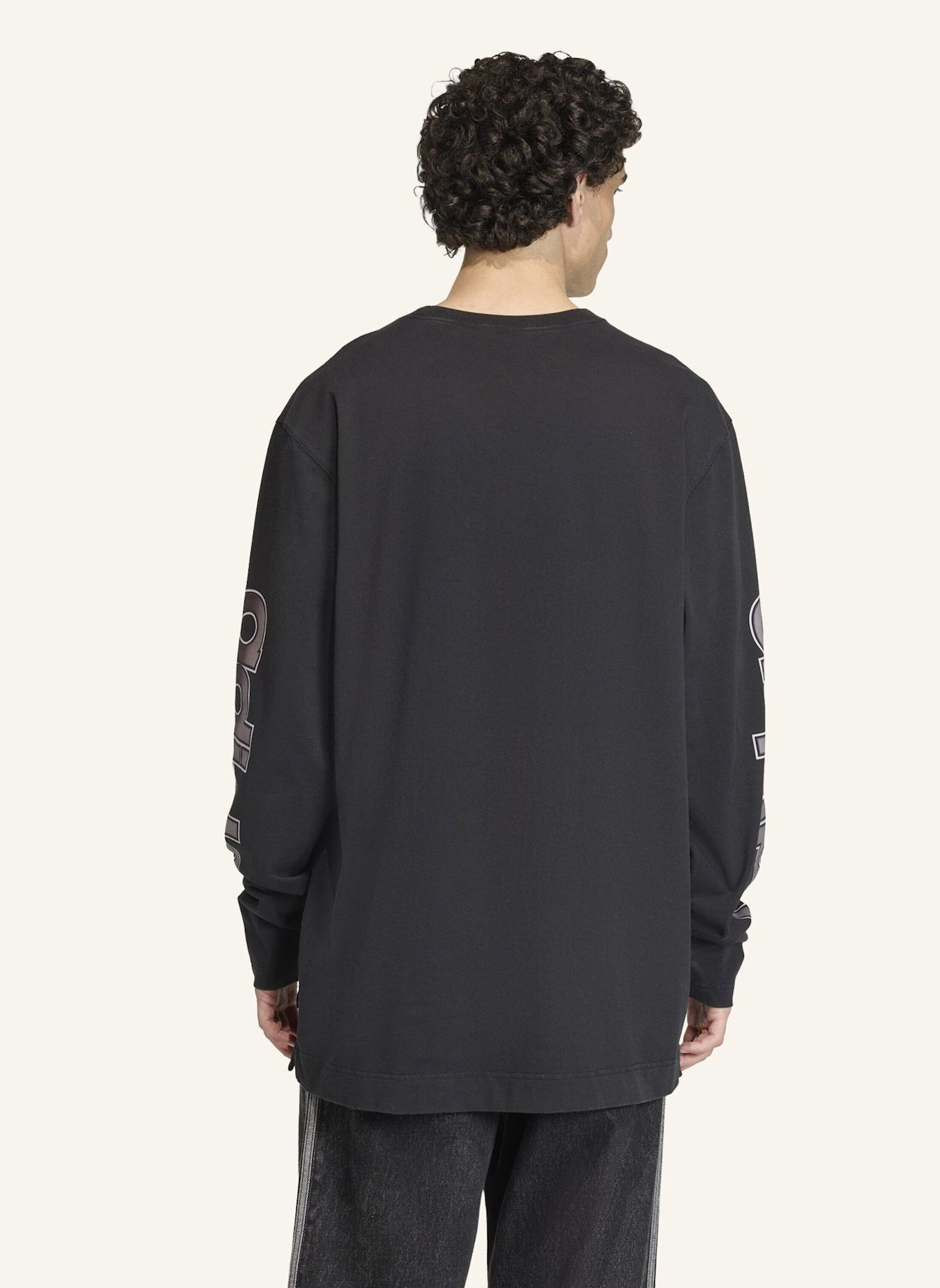 adidas Originals 90S ALTERNATIVE SPORT ARCHIVE GRAPHIC LONGSLEEVE: SCHWARZ