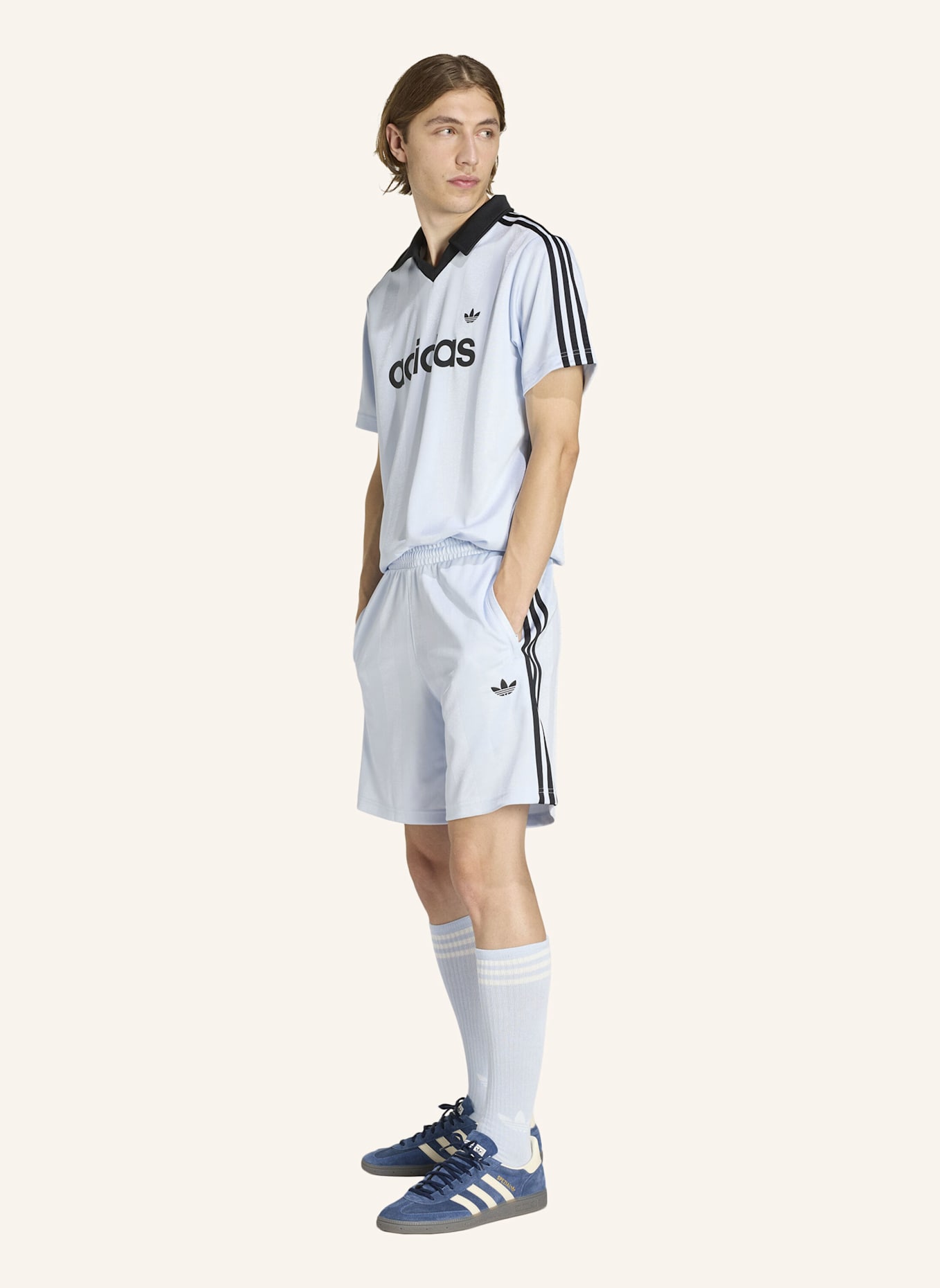 adidas Originals Shorts 3-STRIPES LOOSE ENGINEERED: BLAU