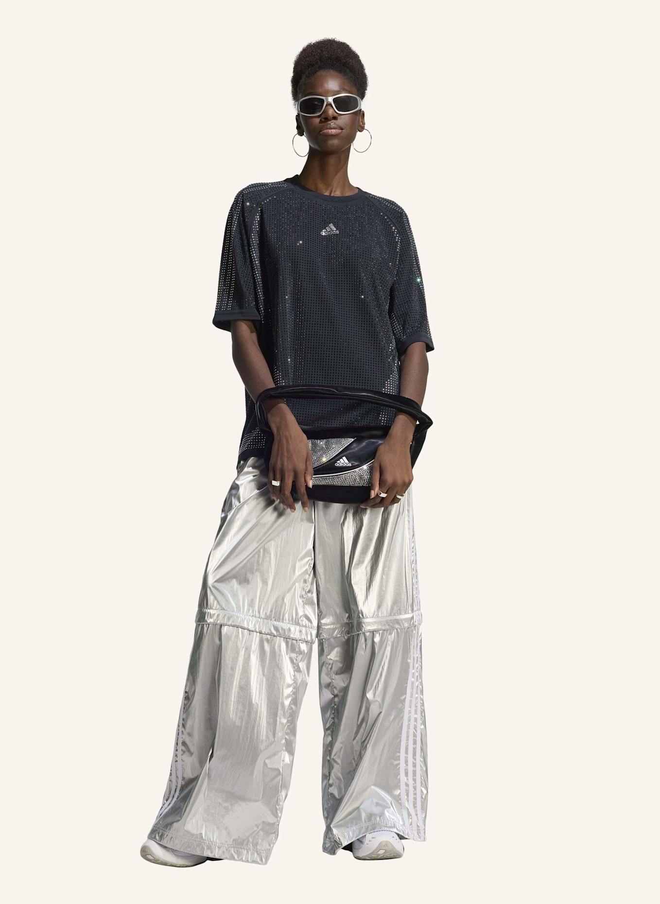 adidas Originals TEAMGEIST RHINESTONE T-SHIRT: SCHWARZ