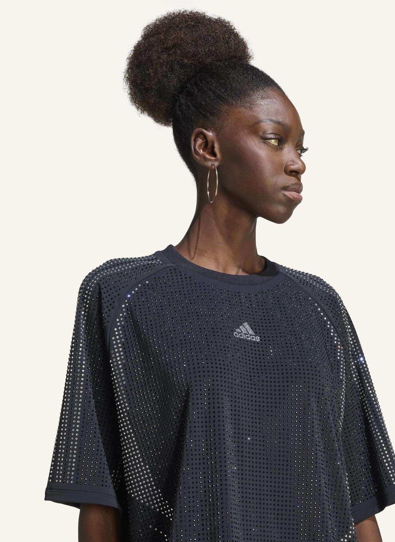 adidas Originals TEAMGEIST RHINESTONE T-SHIRT: SCHWARZ