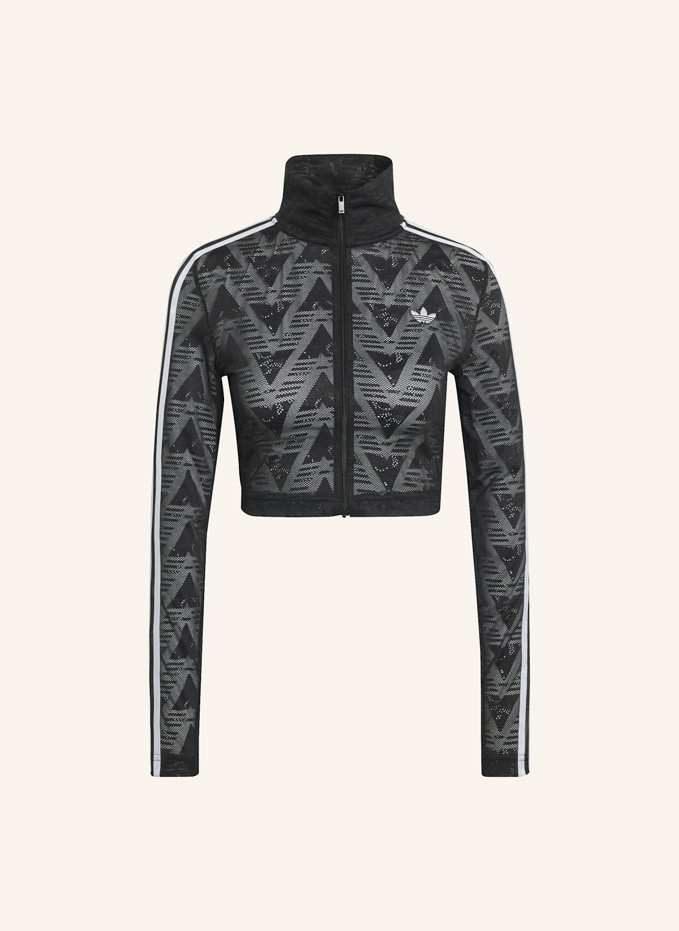 adidas Originals FIREBIRD CLASSIC LACE TRACK TOP: SCHWARZ