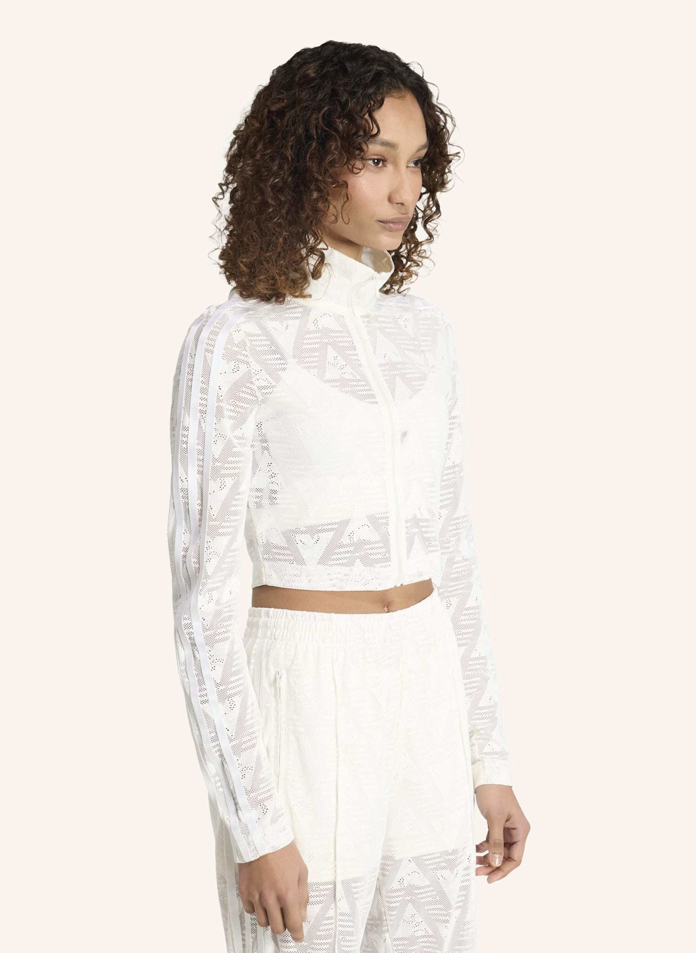 adidas Originals FIREBIRD CLASSIC LACE TRACK TOP: WEISS