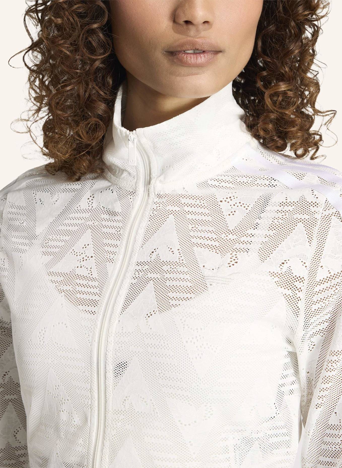 adidas Originals FIREBIRD CLASSIC LACE TRACK TOP: WEISS