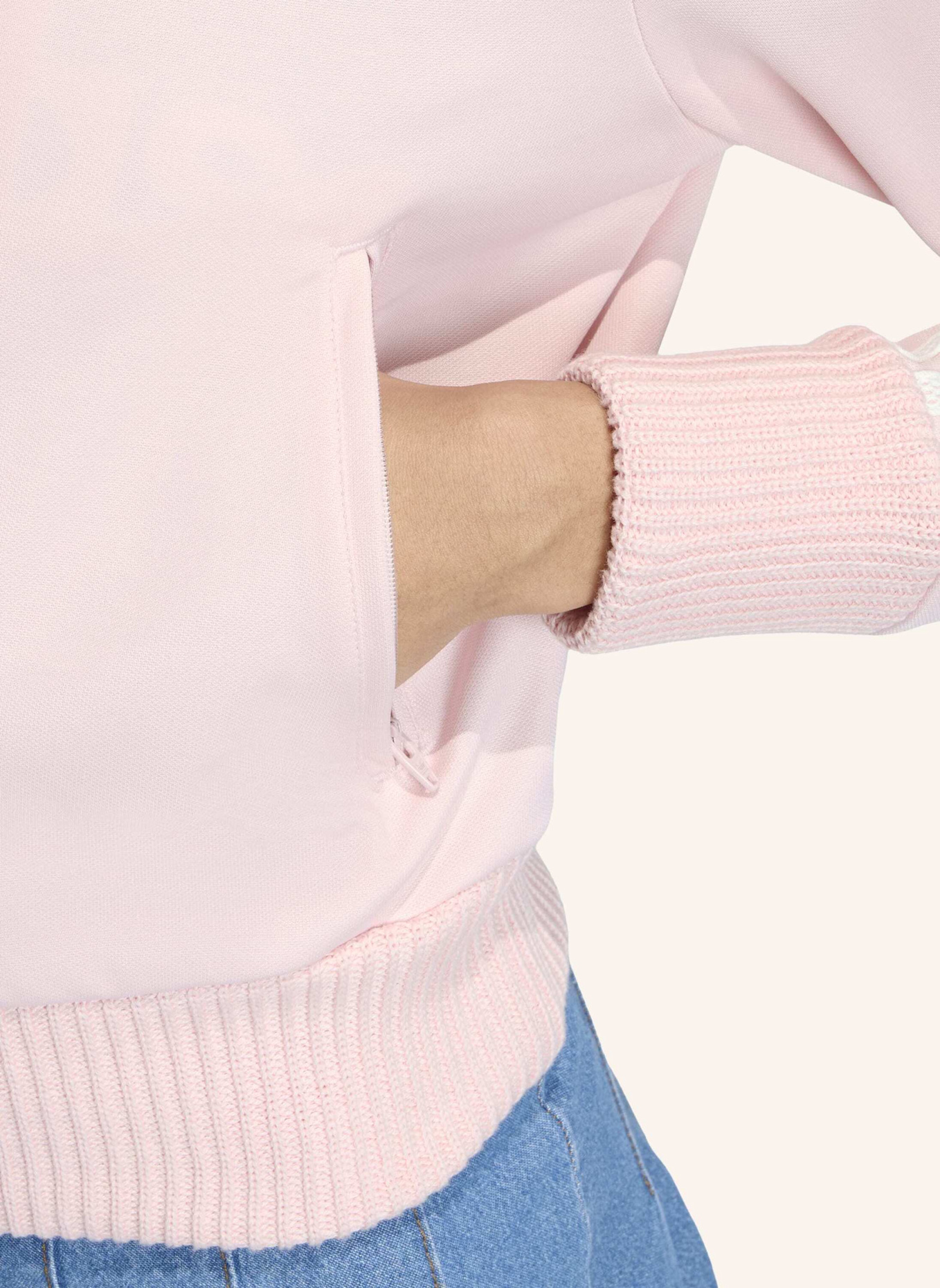 adidas Originals FIREBIRD ORIGINALS JACKE MIT HÄKELDETAILS: ROSA