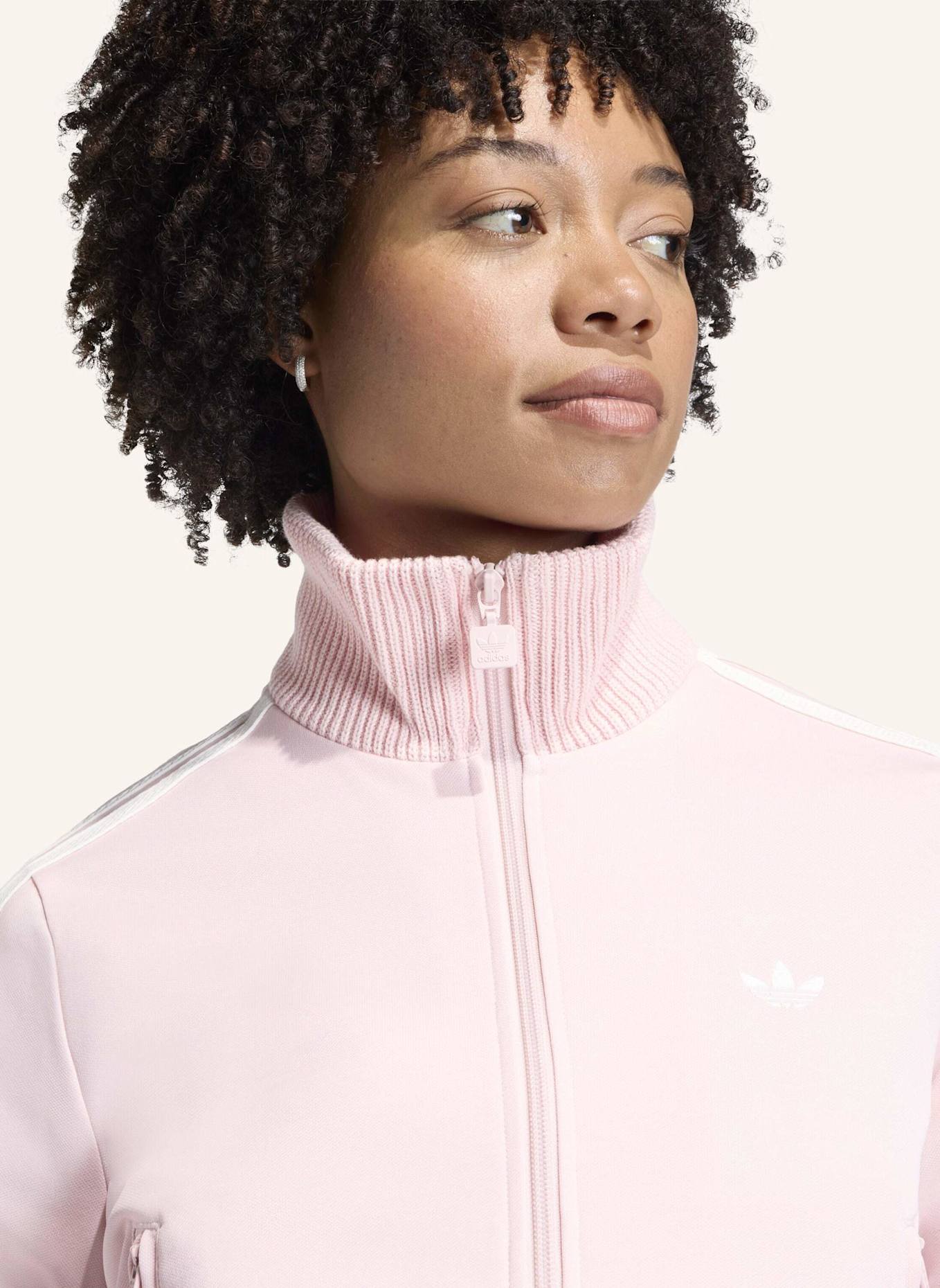 adidas Originals FIREBIRD ORIGINALS JACKE MIT HÄKELDETAILS: ROSA