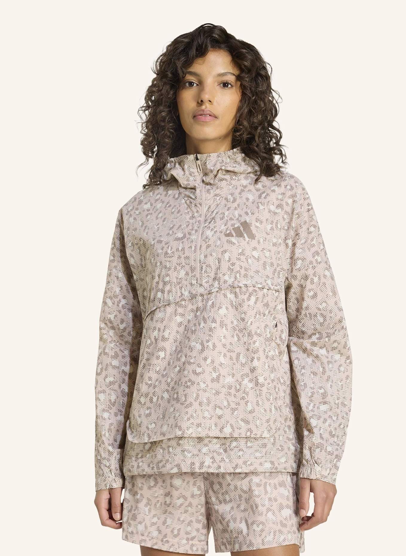 adidas TERREX Windbreaker TERREX XPLORIC CLIMA365 PRINTED: BEIGE/ BRAUN