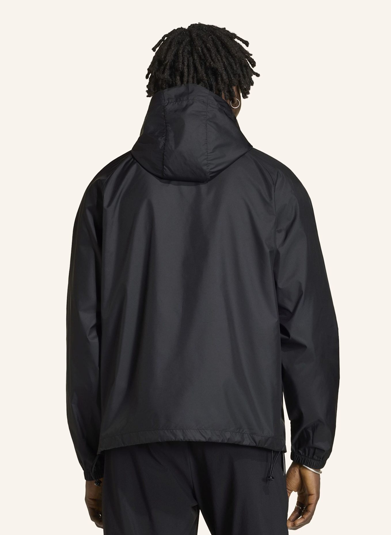 adidas Originals TECH TREFOIL ESSENTIALS WINDBREAKER: SCHWARZ