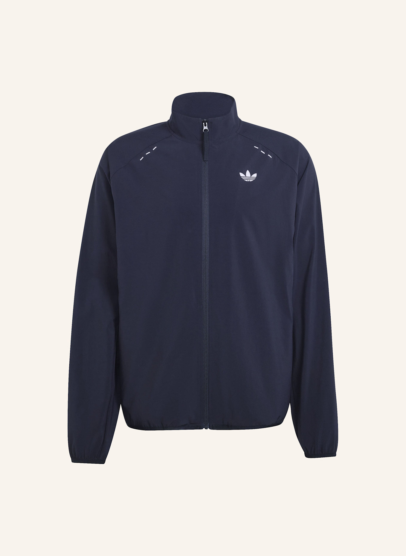 adidas Originals TECH TREFOIL ESSENTIALS FZ HOOD ORIGINALS JACKE: SCHWARZ