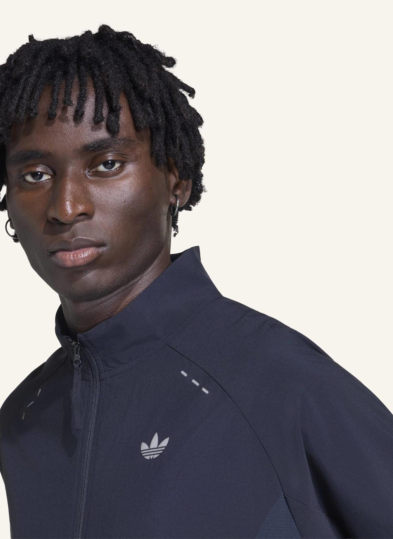 adidas Originals TECH TREFOIL ESSENTIALS FZ HOOD ORIGINALS JACKE: SCHWARZ