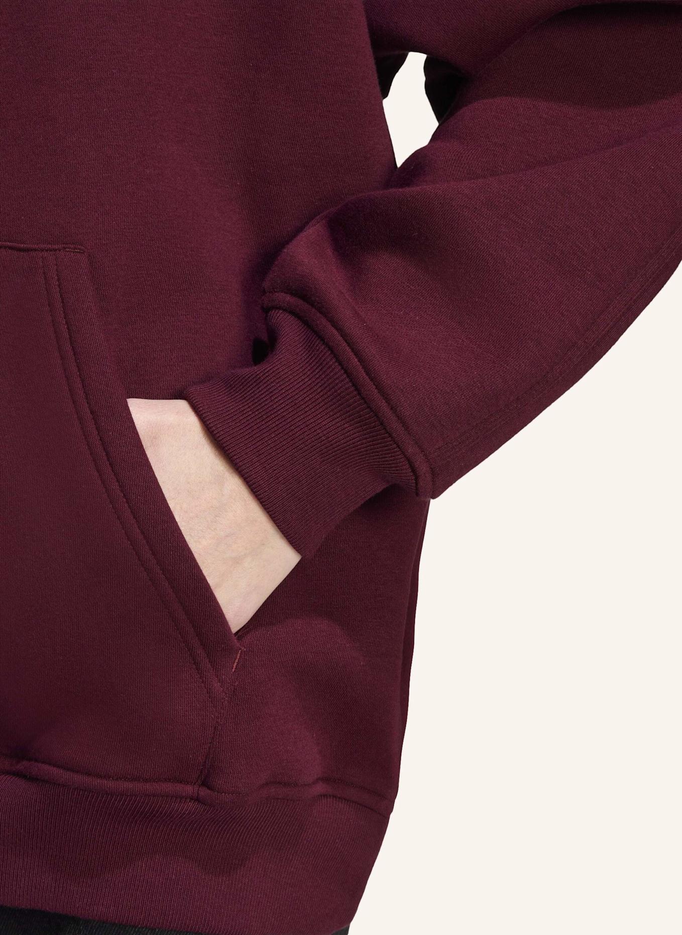 adidas Originals OVERSIZED FLEECE HOODIE: ROT