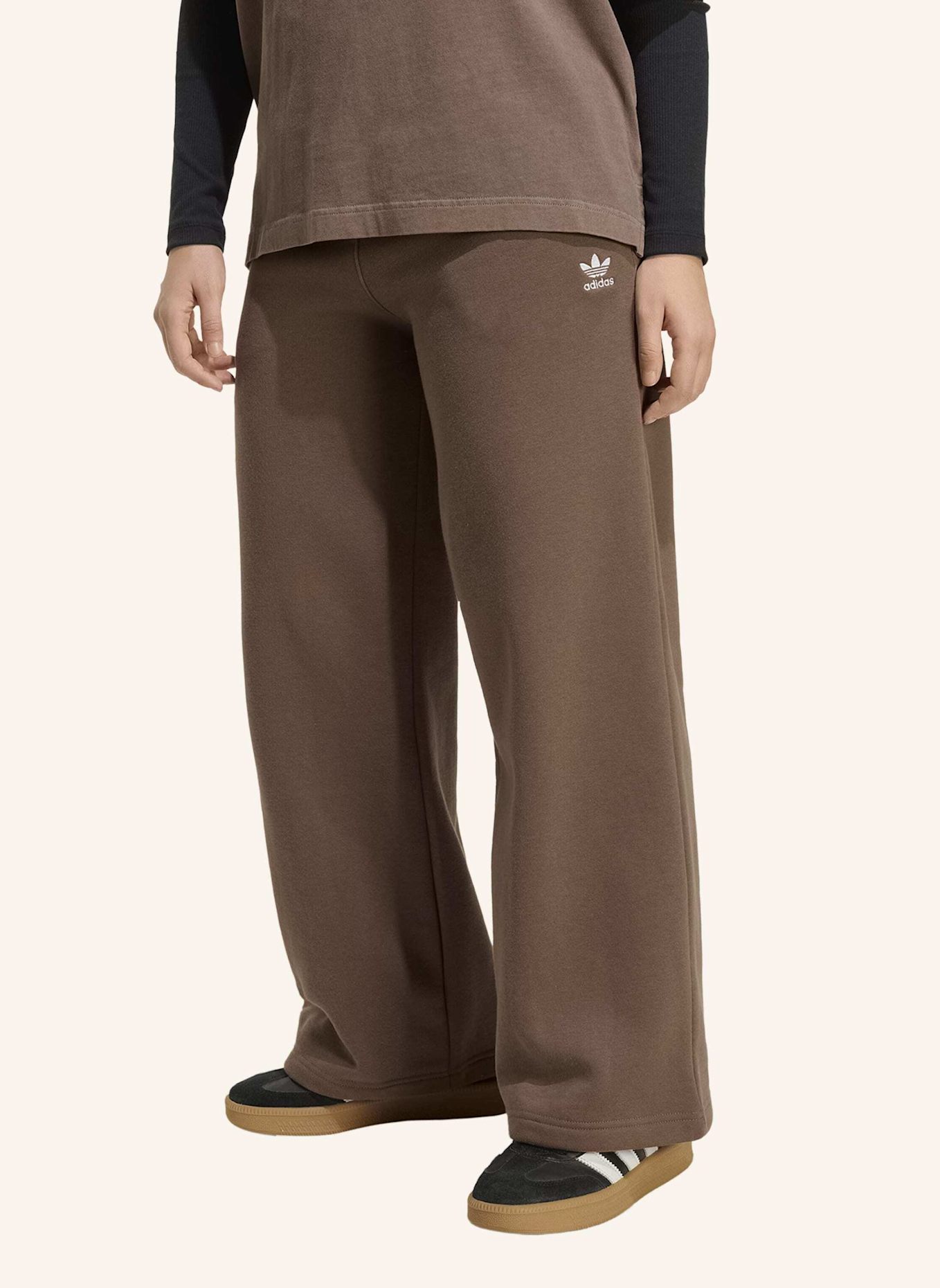 adidas Originals ESSENTIALS HOSE, WEITES BEIN: BRAUN