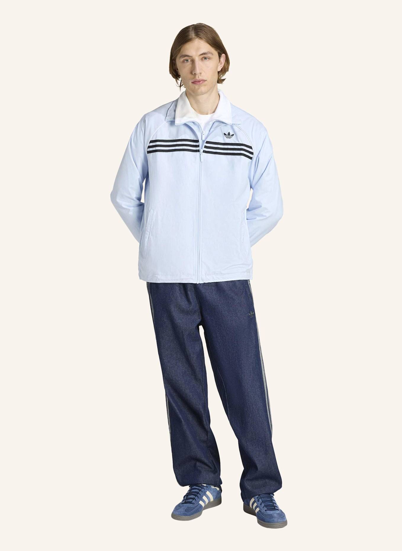 adidas Originals CHEST STRIPES ORIGINALS JACKE: BLAU