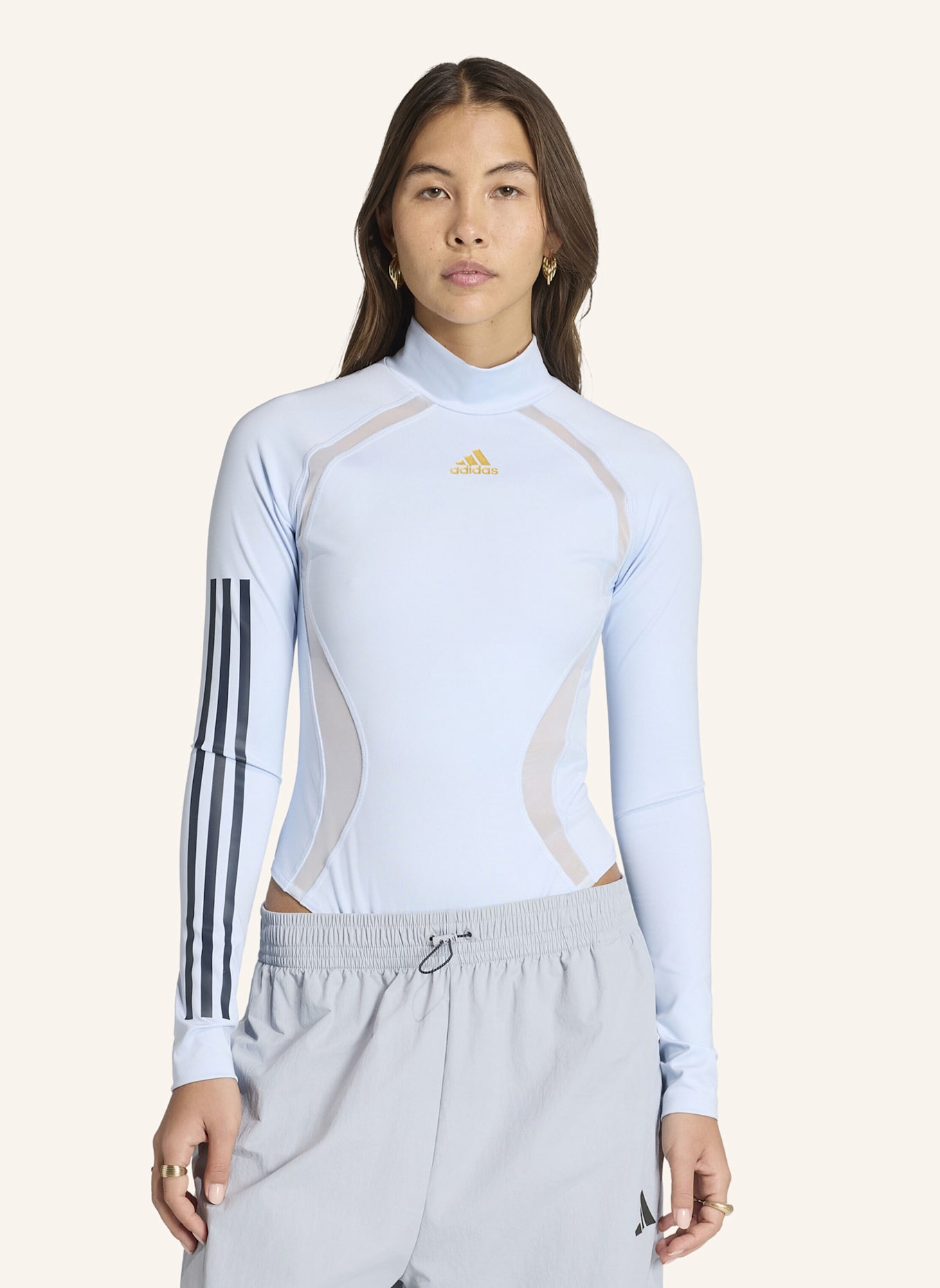 adidas Originals TEAMGEIST LONG SLEEVE BODY: BLAU