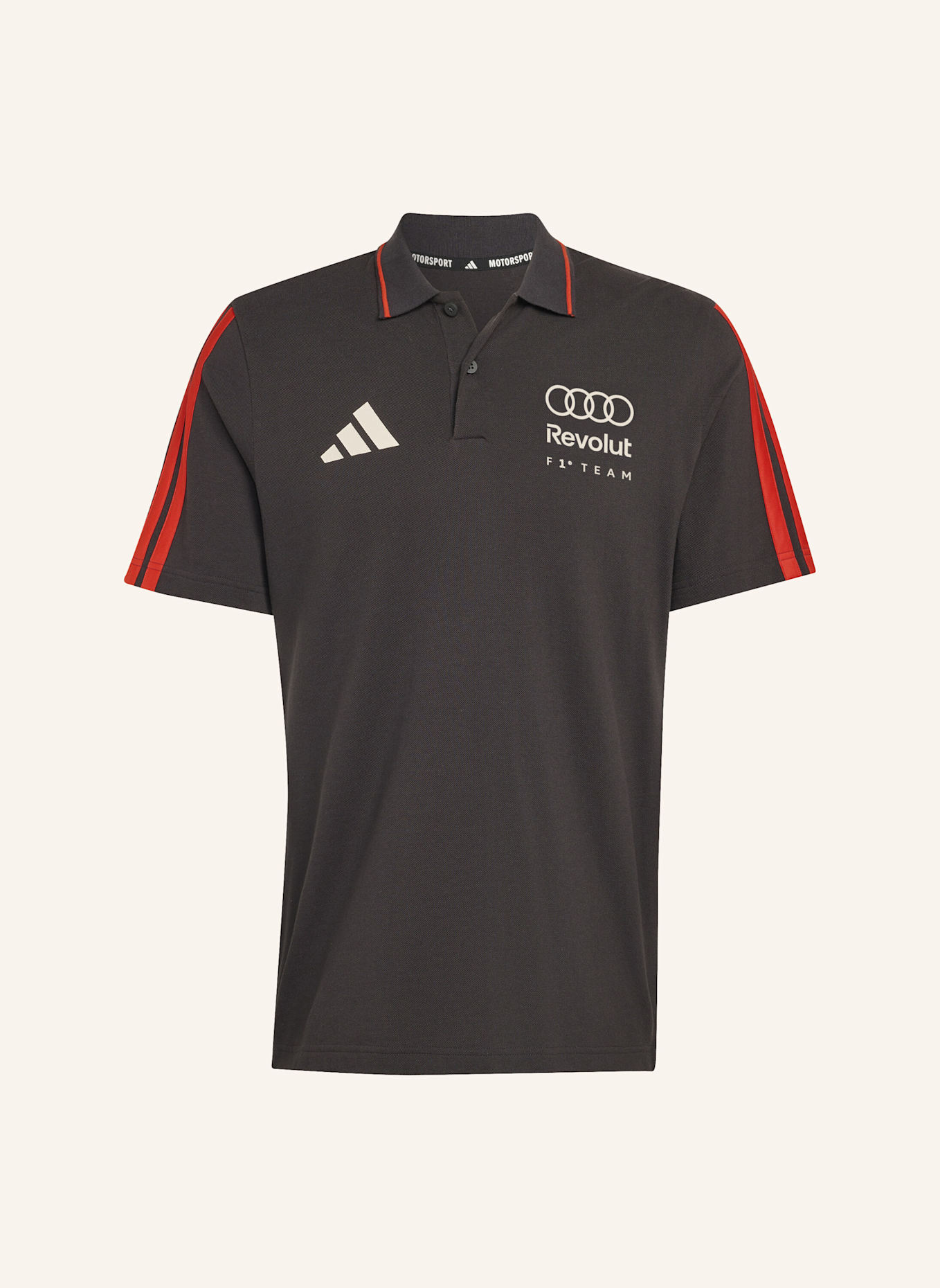 adidas AUDI REVOLUT F1 TEAM DNA POLOSHIRT: SCHWARZ