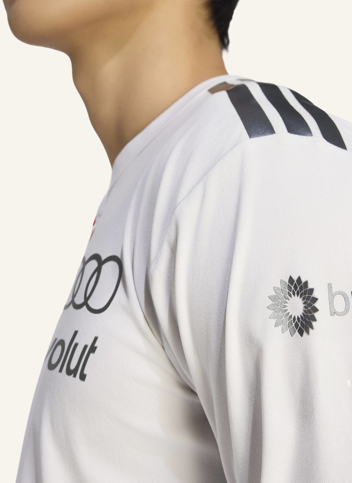 adidas AUDI REVOLUT F1 TEAM ENGINEERS & MARKETING POLOSHIRT, LANGÄRMELIG: GRAU