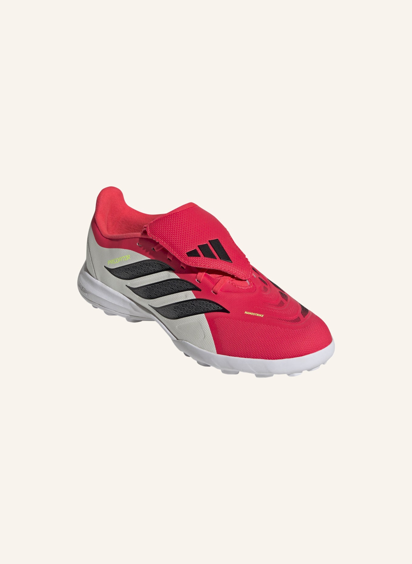 adidas PREDATOR LEAGUE KIDS FUSSBALLSCHUHE, ROLLRASEN, UMSCHLAGBARE ZUNGE: SCHWARZ/ WEISS