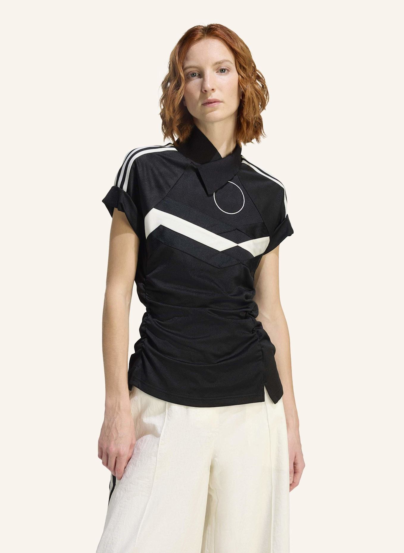 adidas Originals RECONSTRUCTED TOP: SCHWARZ/ WEISS