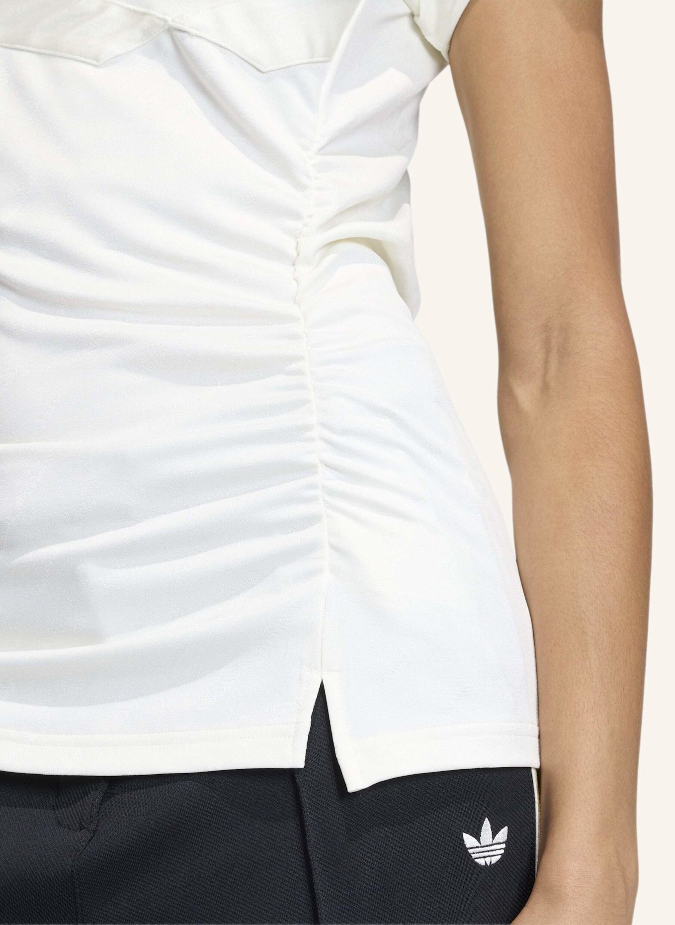 adidas Originals RECONSTRUCTED TOP: WEISS/ SCHWARZ