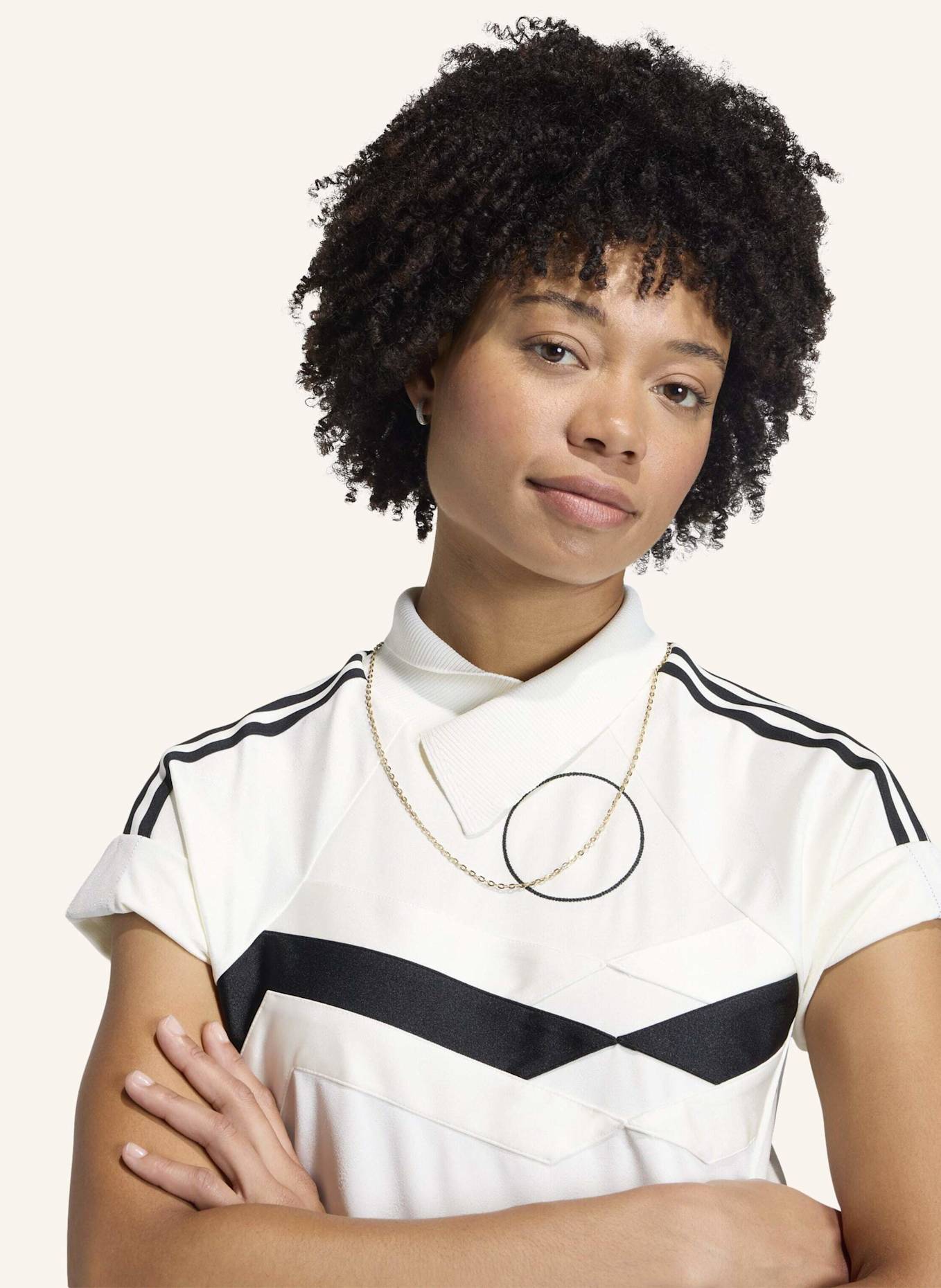 adidas Originals RECONSTRUCTED TOP: WEISS/ SCHWARZ