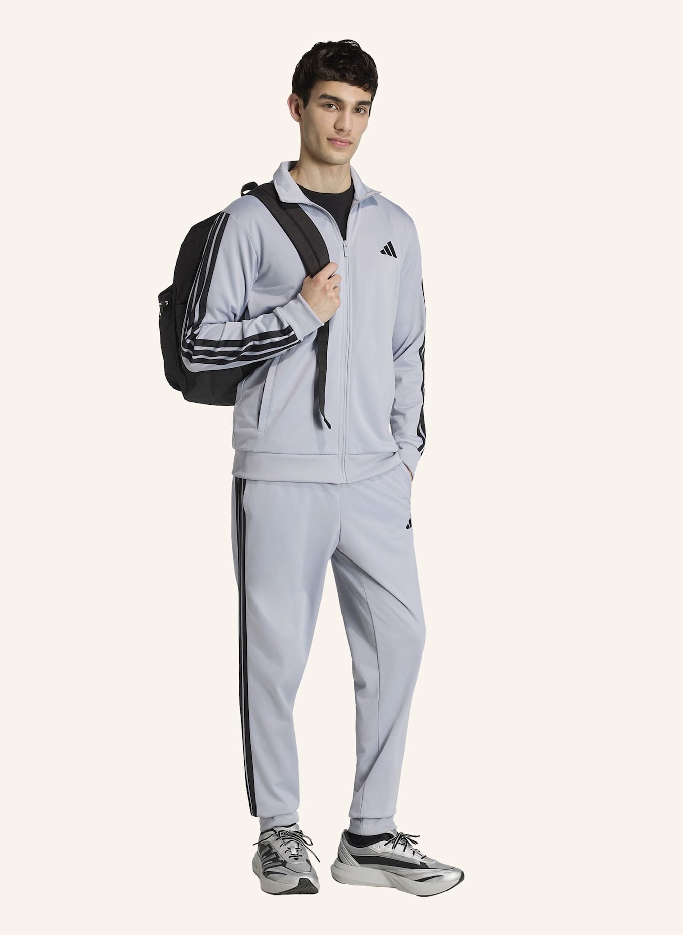 adidas Trainingsanzug 3 STRIPES: GRAU