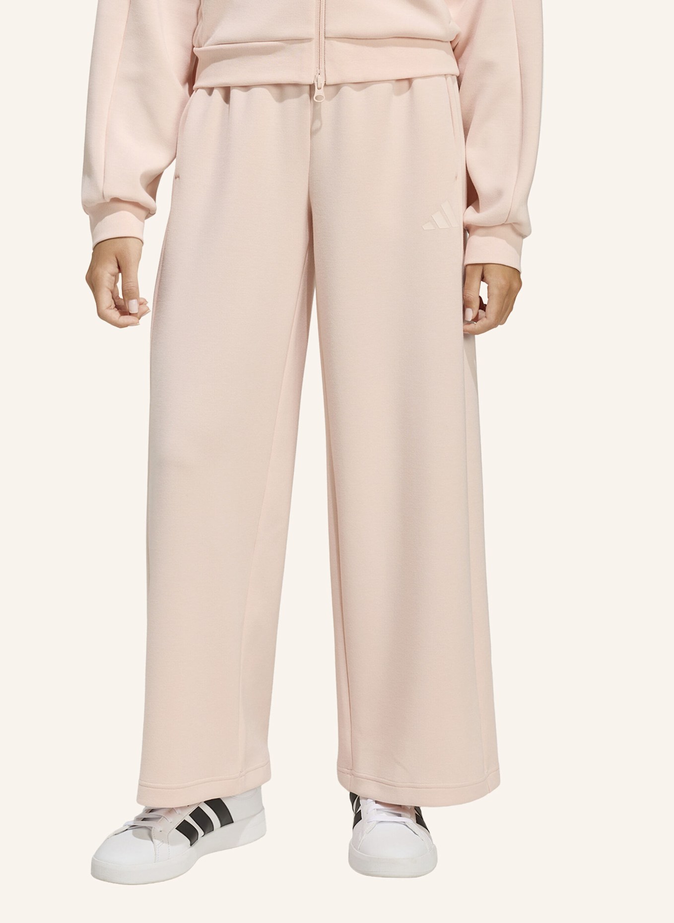 adidas FUTURE ICONS 3-STREIFEN HOSE MIT WEITEM BEIN: PINK