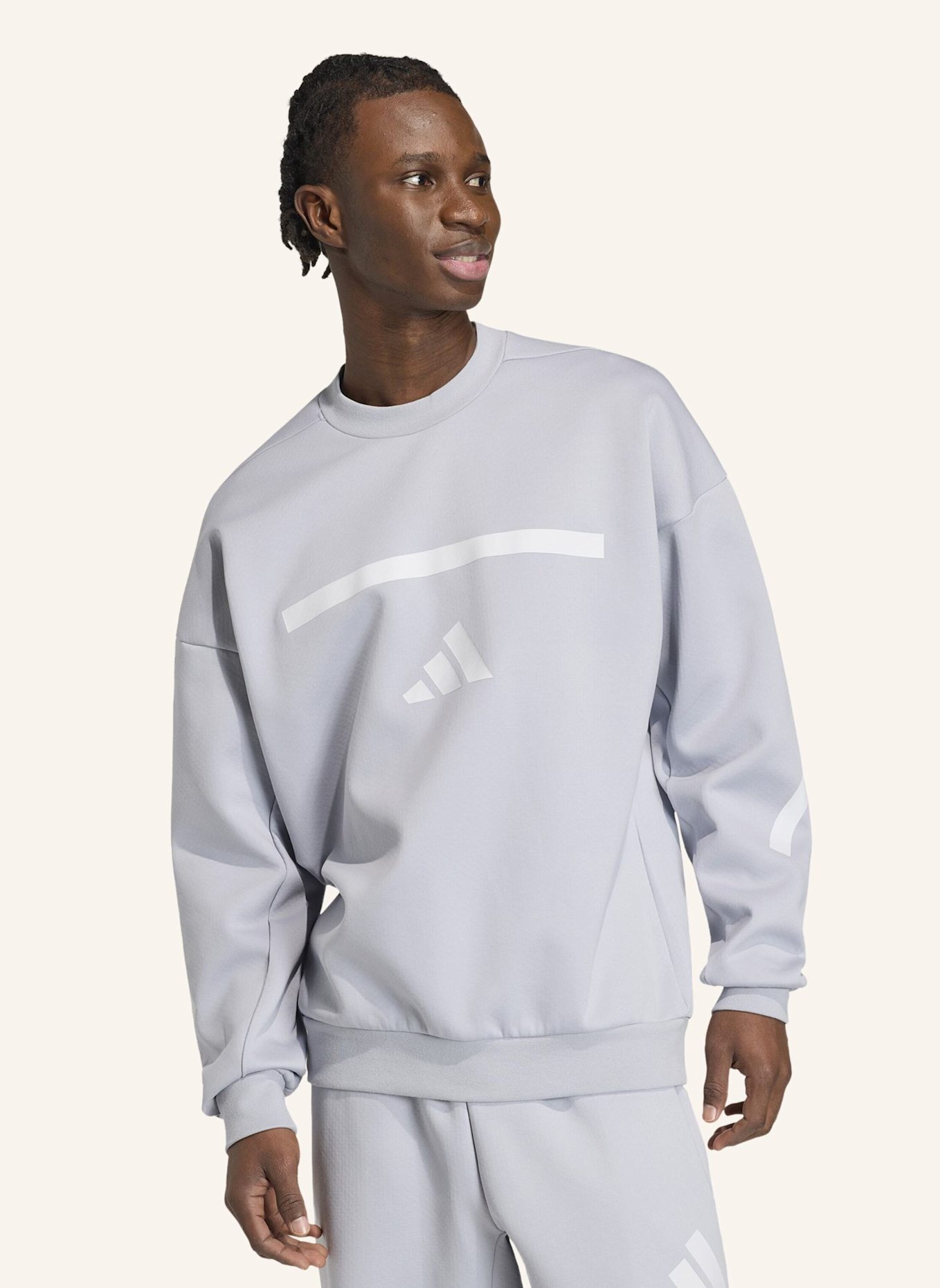 adidas NEW ADIDAS Z.N.E. SWEATSHIRT: GRAU