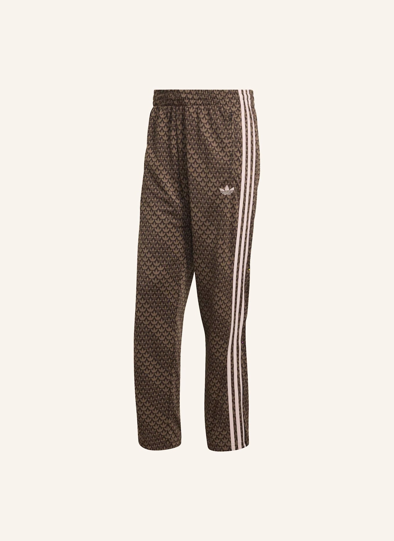 adidas Originals FIREBIRD MONOGRAM TRAININGSHOSE, LOCKER GESCHNITTEN: BRAUN/ PINK