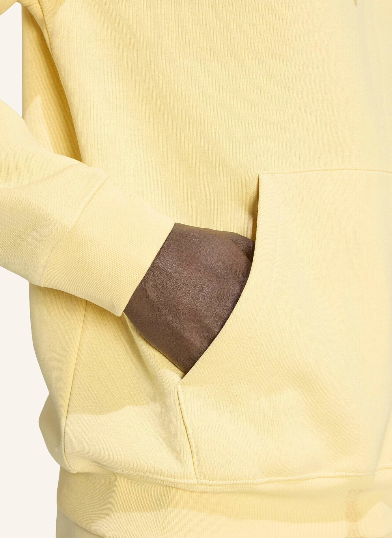 adidas Originals TREFOIL ESSENTIALS HOODIE, LOCKER GESCHNITTEN: ORANGE