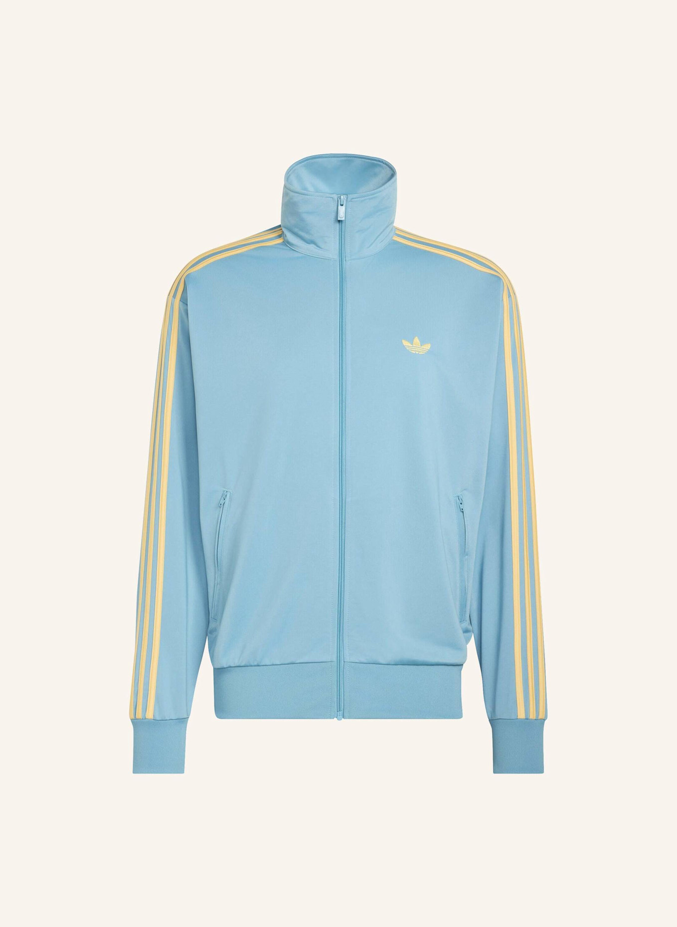 adidas Originals Sweatjacke FIREBIRD mit Galonstreifen: BLAU/ ORANGE