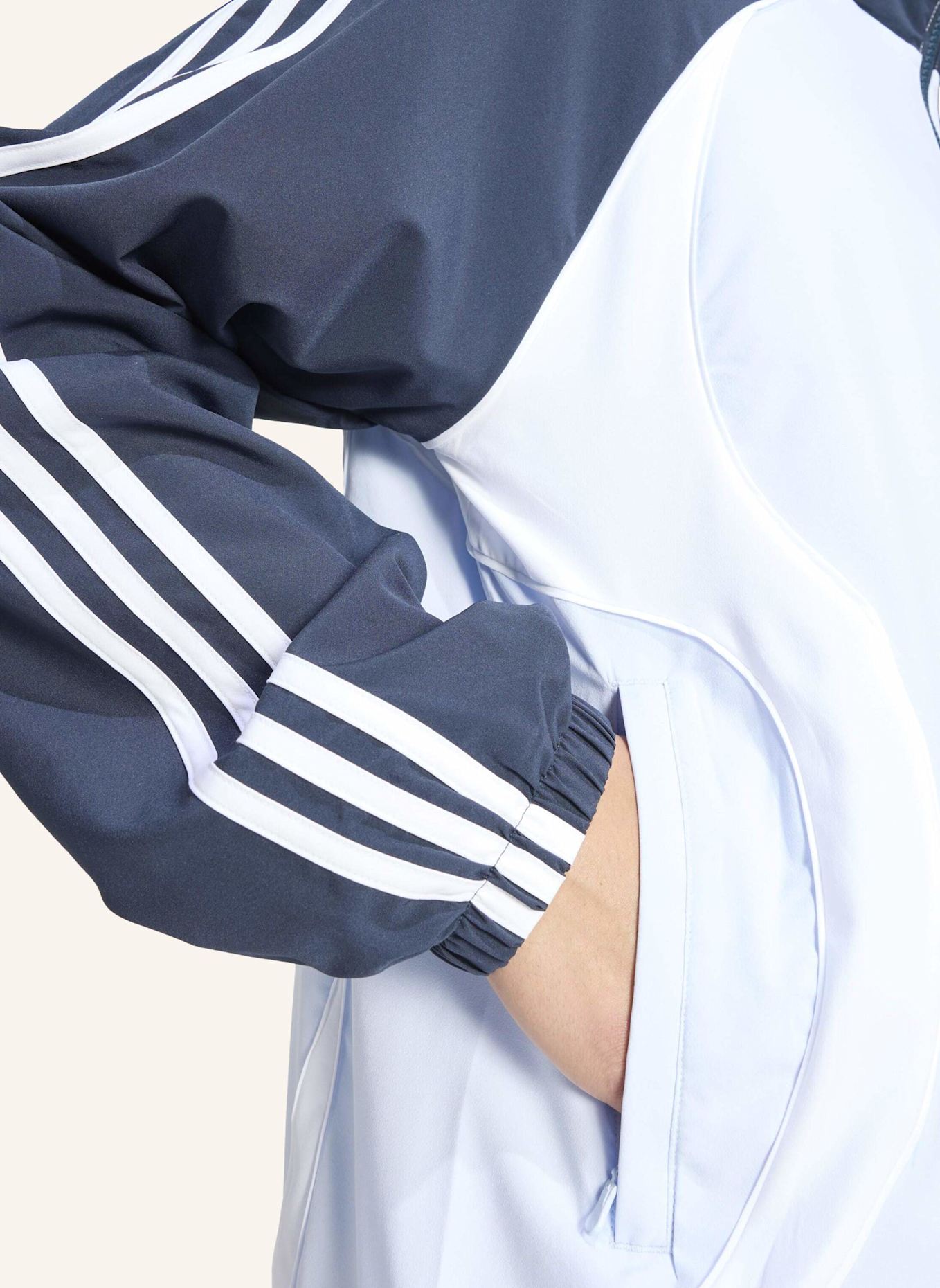 adidas Originals TEAMGEIST HALF ZIP SWEATSHIRT.: BLAU