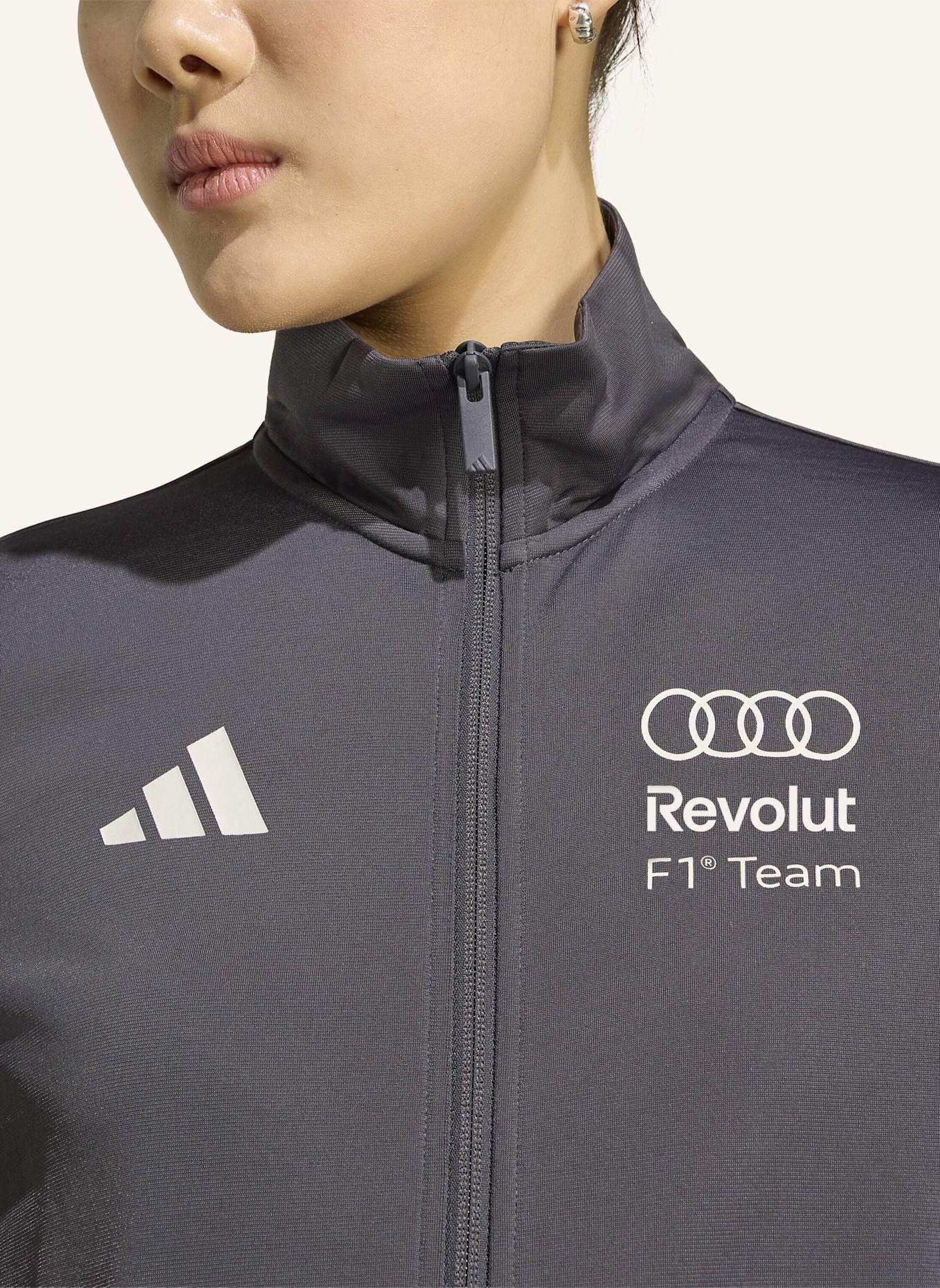 adidas AUDI REVOLUT F1 TEAM DNA TRAININGSJACKE: SCHWARZ