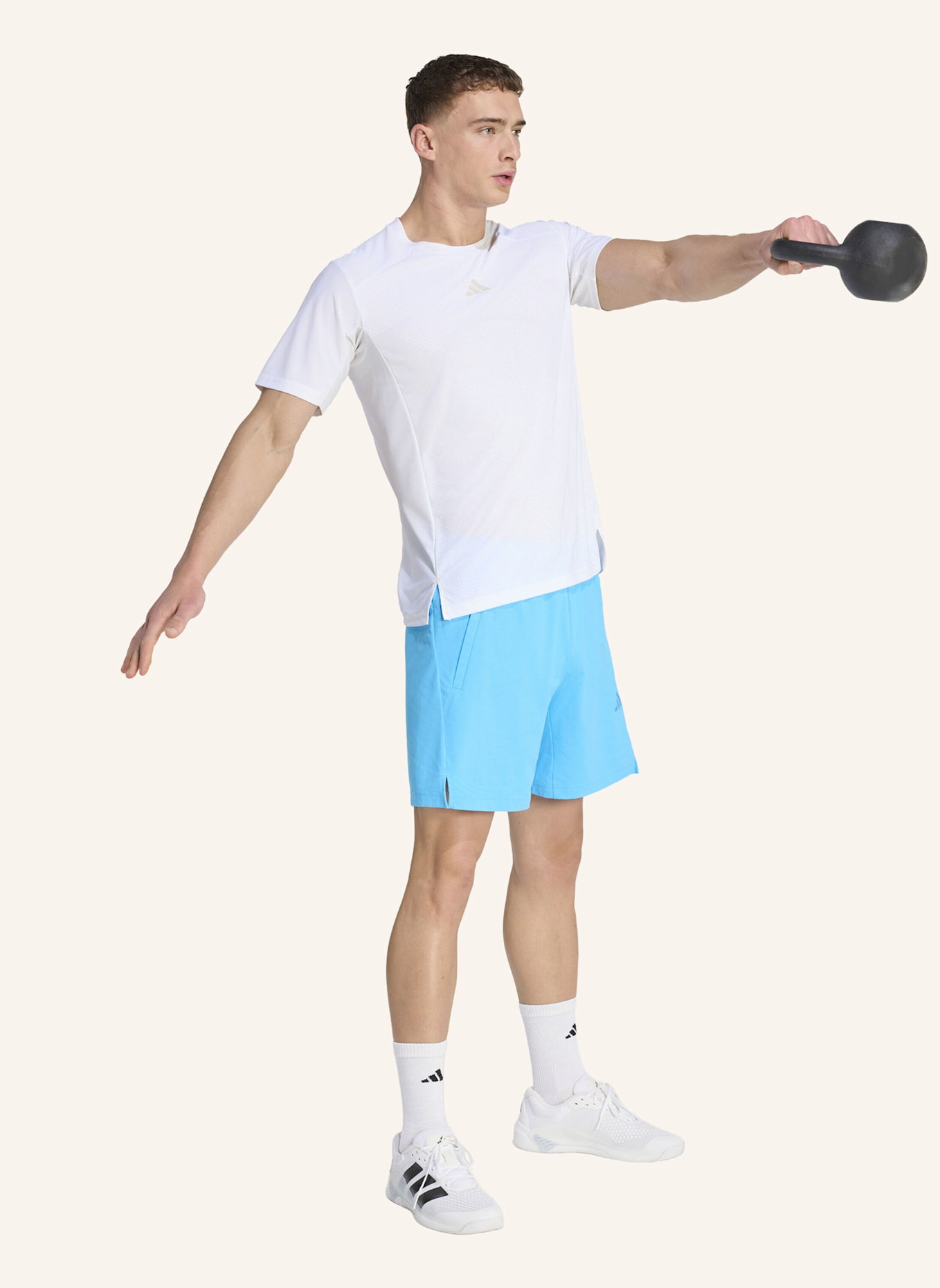 adidas CLIMACOOL 3D SHORTS: BLAU