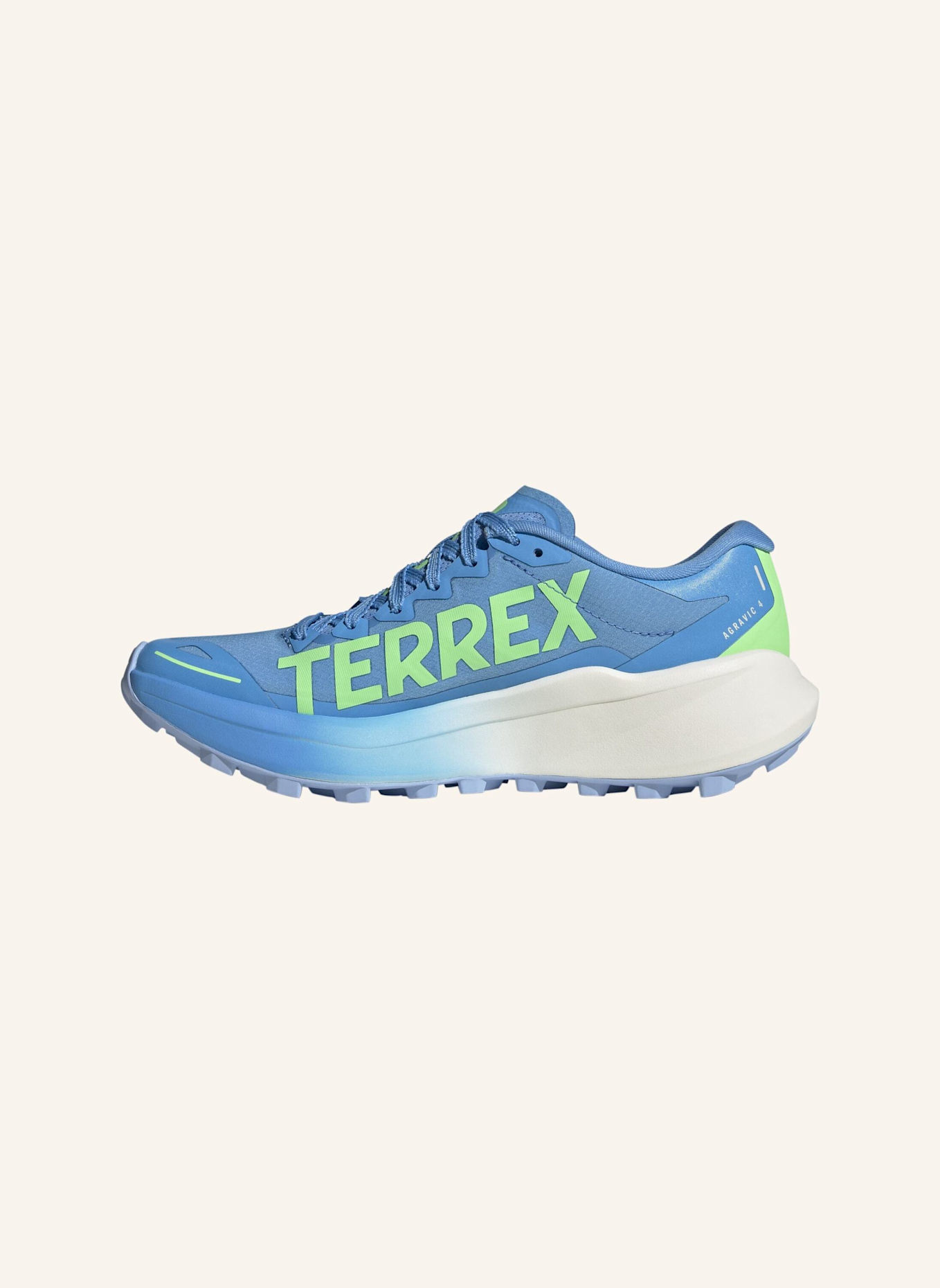 adidas TERREX TERREX AGRAVIC 4 TRAIL RUNNING SCHUH: BLAU/ WEISS/ GRÜN