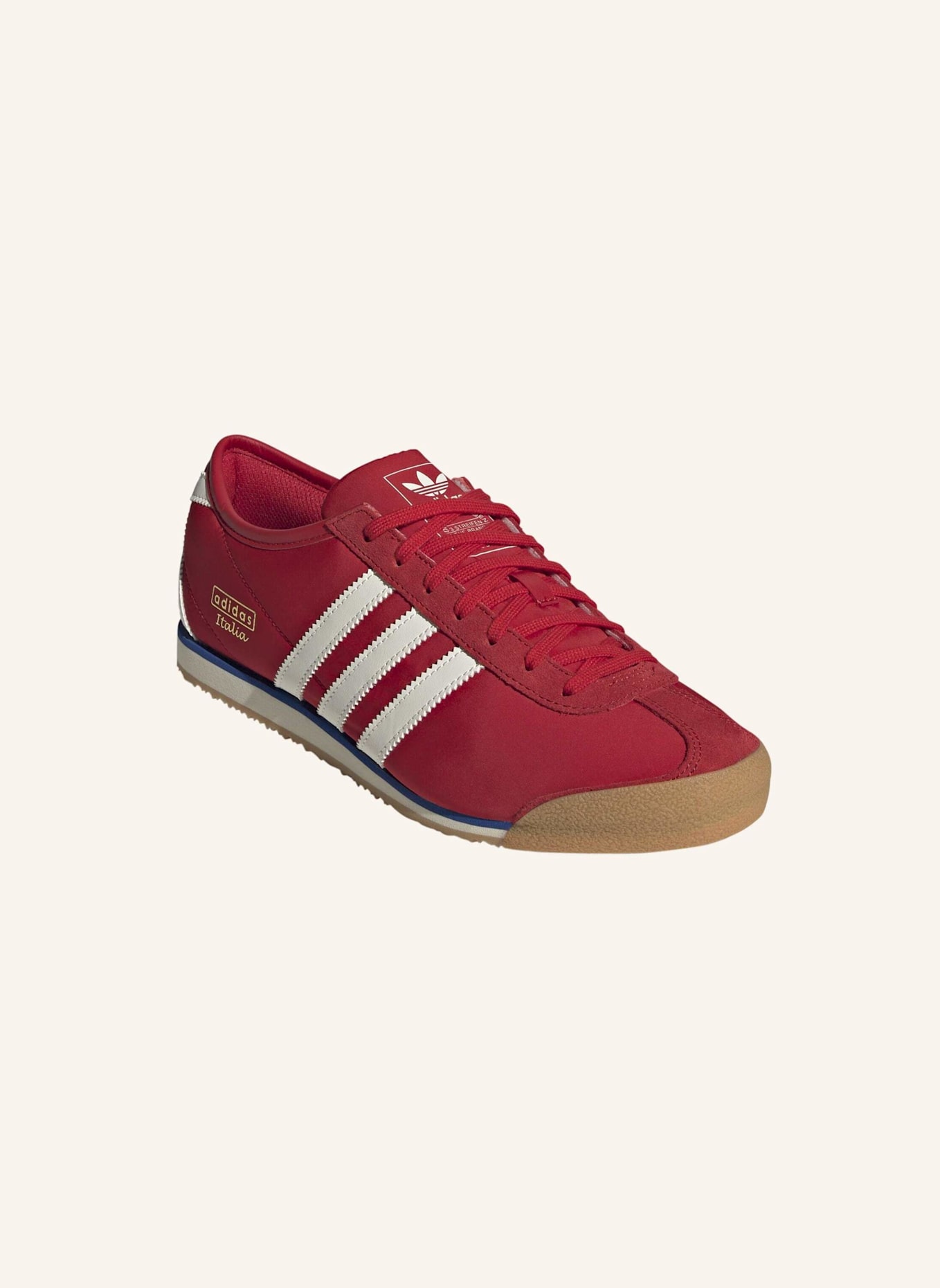 adidas Originals ITALIA 70S SCHUH: ROT/ WEISS/ BEIGE
