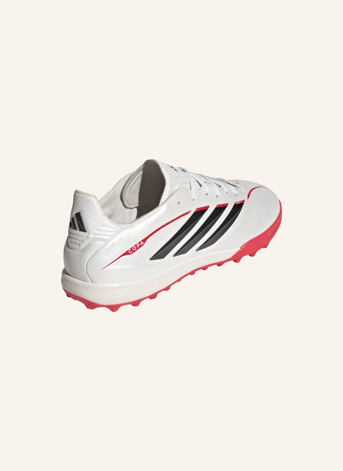 adidas COPA PURE IV PRO FUSSBALLSCHUH, ROLLRASEN: WEISS/ SCHWARZ/ ROT