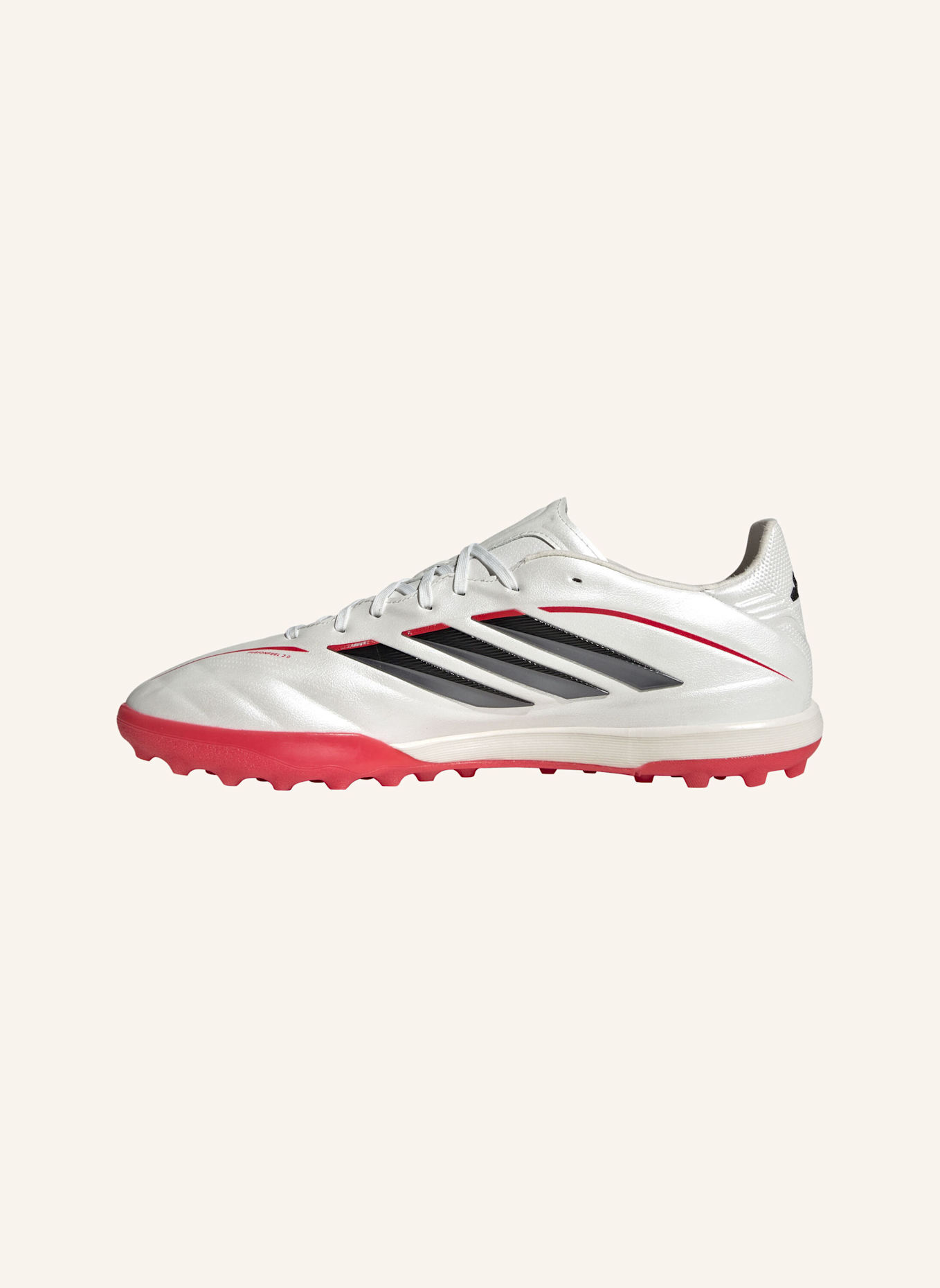 adidas COPA PURE IV PRO FUSSBALLSCHUH, ROLLRASEN: WEISS/ SCHWARZ/ ROT