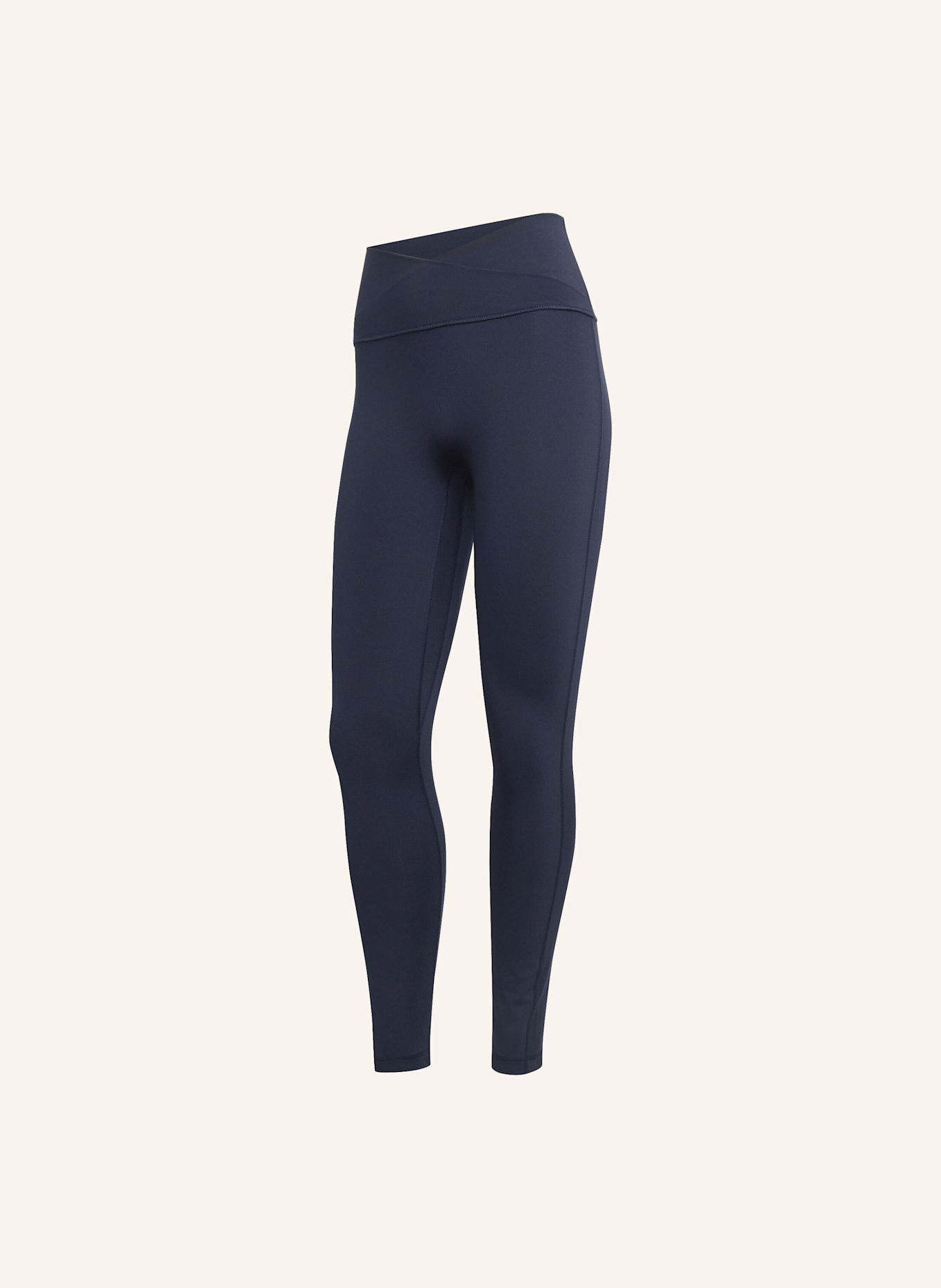 adidas 3-STREIFEN STUDIO ALL ME 7/8 X-OVER LEGGINGS: BLAU