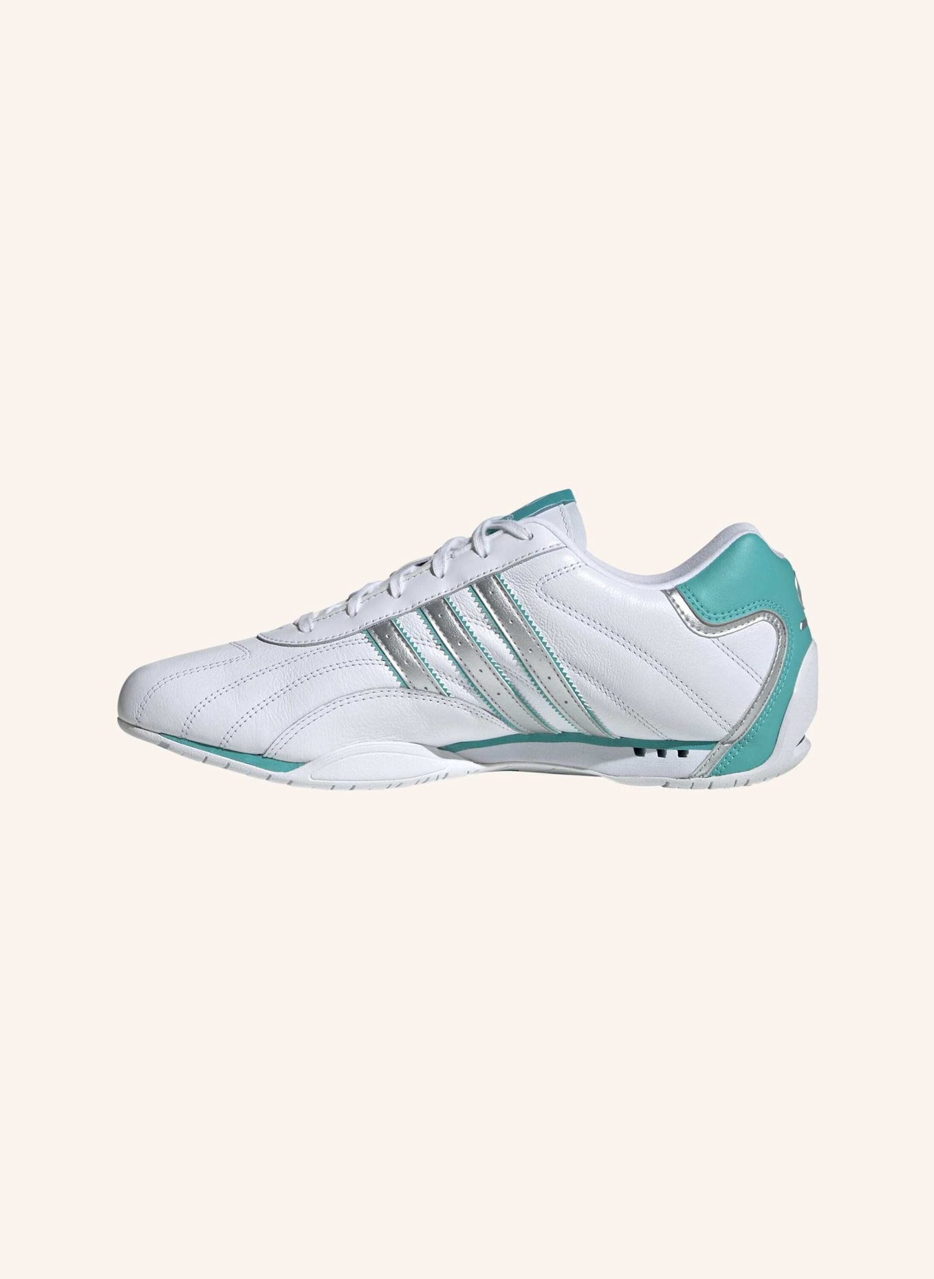 adidas Originals Sneaker ADIRACER LO MERCEDES AMG PETRONAS F1 TEAM SHOES: WEISS/ SILBER/ GRÜN