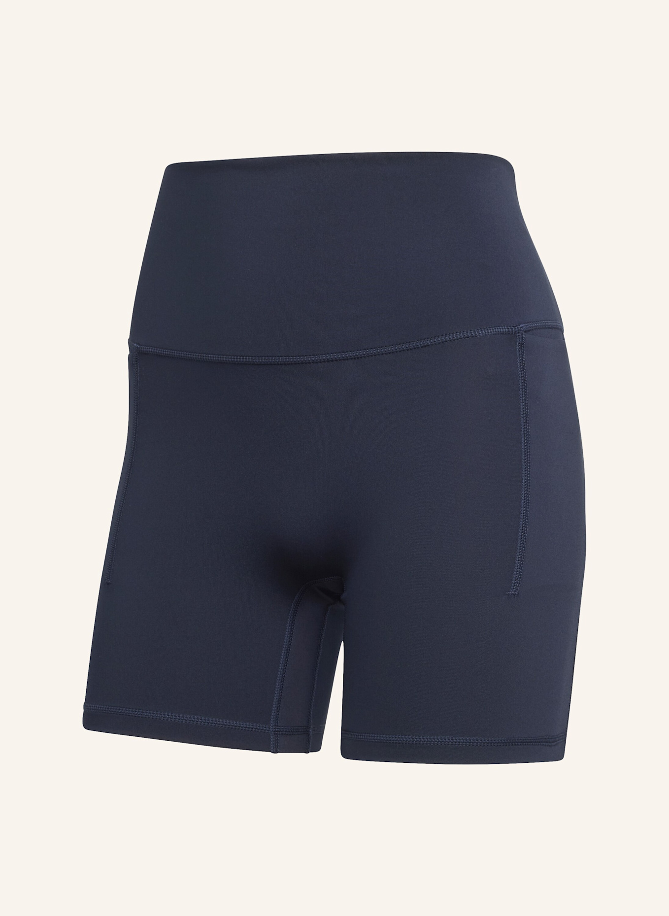 adidas 3-STREIFEN STUDIO ALL ME BOOTY LEGGINGS, KURZ: BLAU