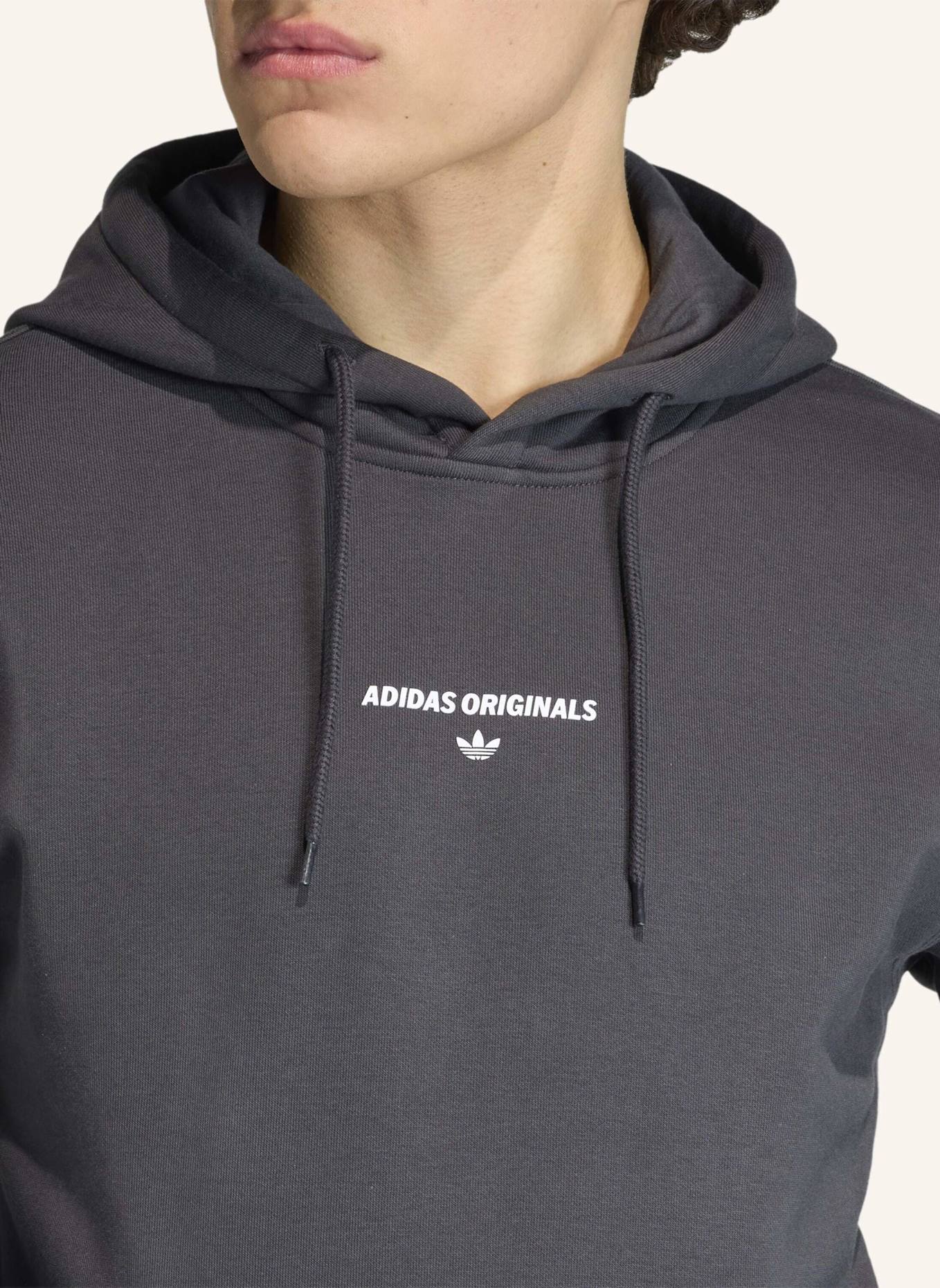 adidas Originals CHERRY GRAPHIC HOODIE: GRAU