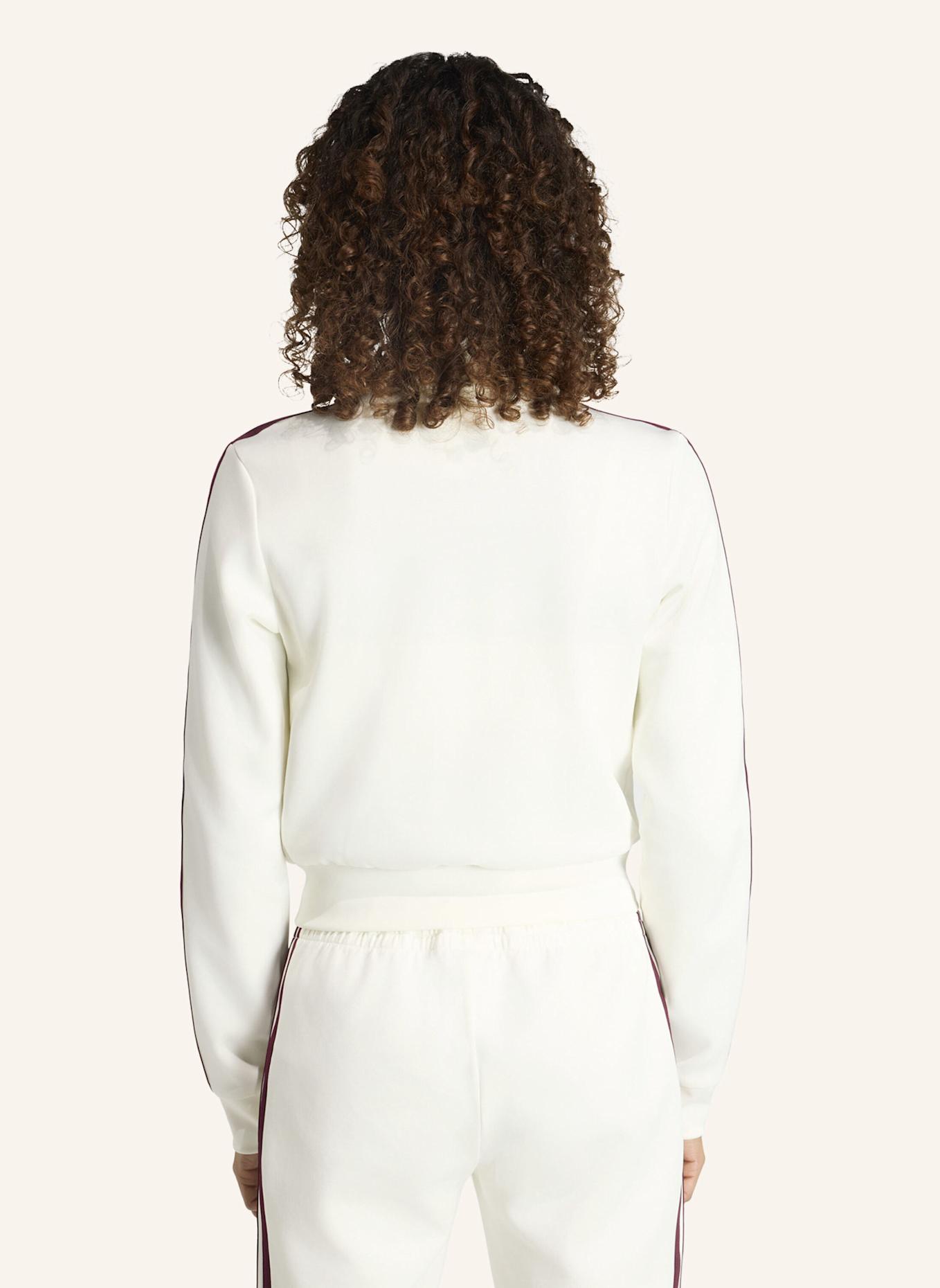 adidas Originals SUPERSTAR TRACK TOP MIT V-AUSSCHNITT: WEISS