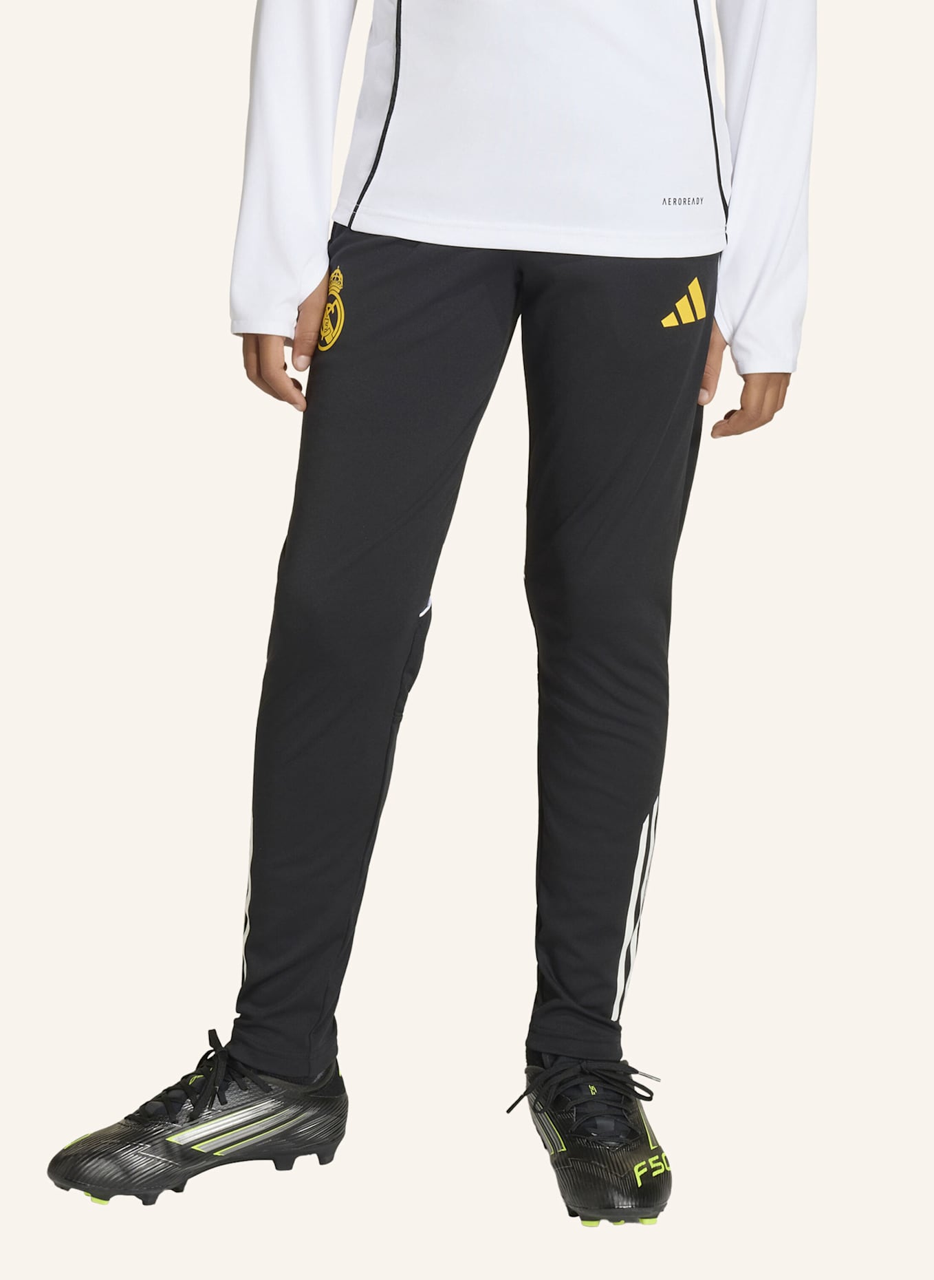 adidas ADIDAS REAL MADRID AVENGERS 25/26 TIRO25 COMPETITION KIDS TRAININGSHOSE: SCHWARZ/ WEISS/ GOLD