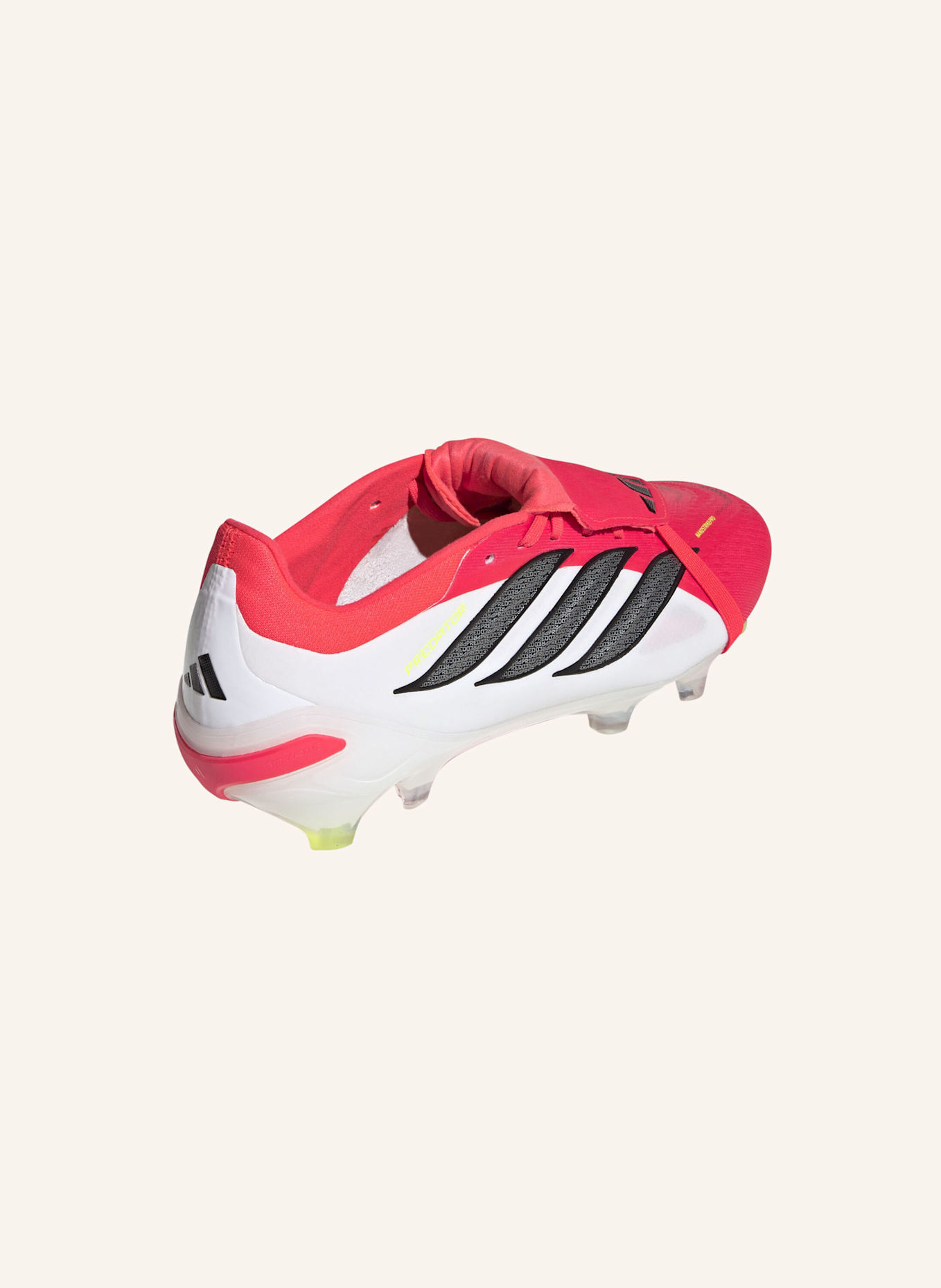 adidas PREDATOR PRO FOLD-OVER TONGUE FIRM GROUND FUSSBALLSCHUH: SCHWARZ/ WEISS